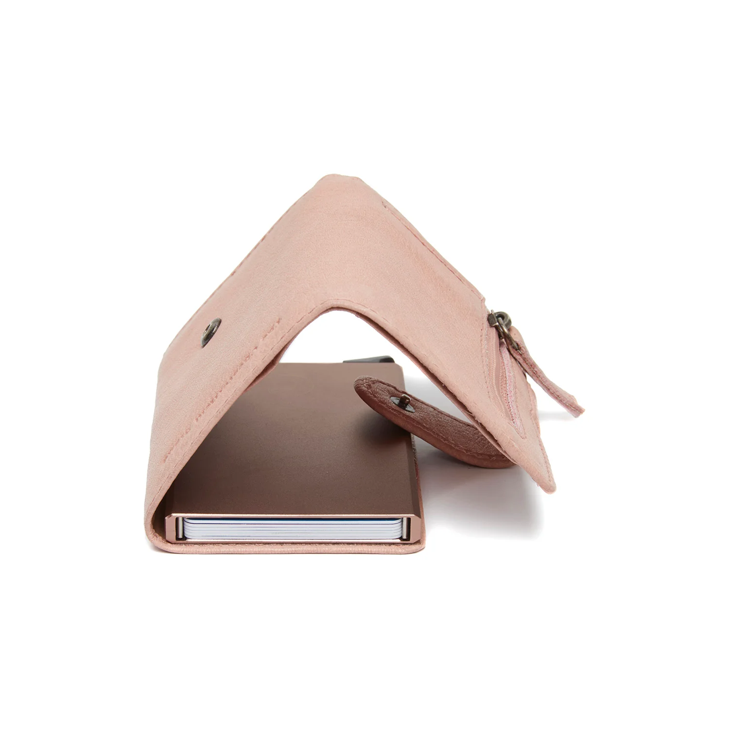 Leather Card Holder Vintage Rose Nivala - Image 3