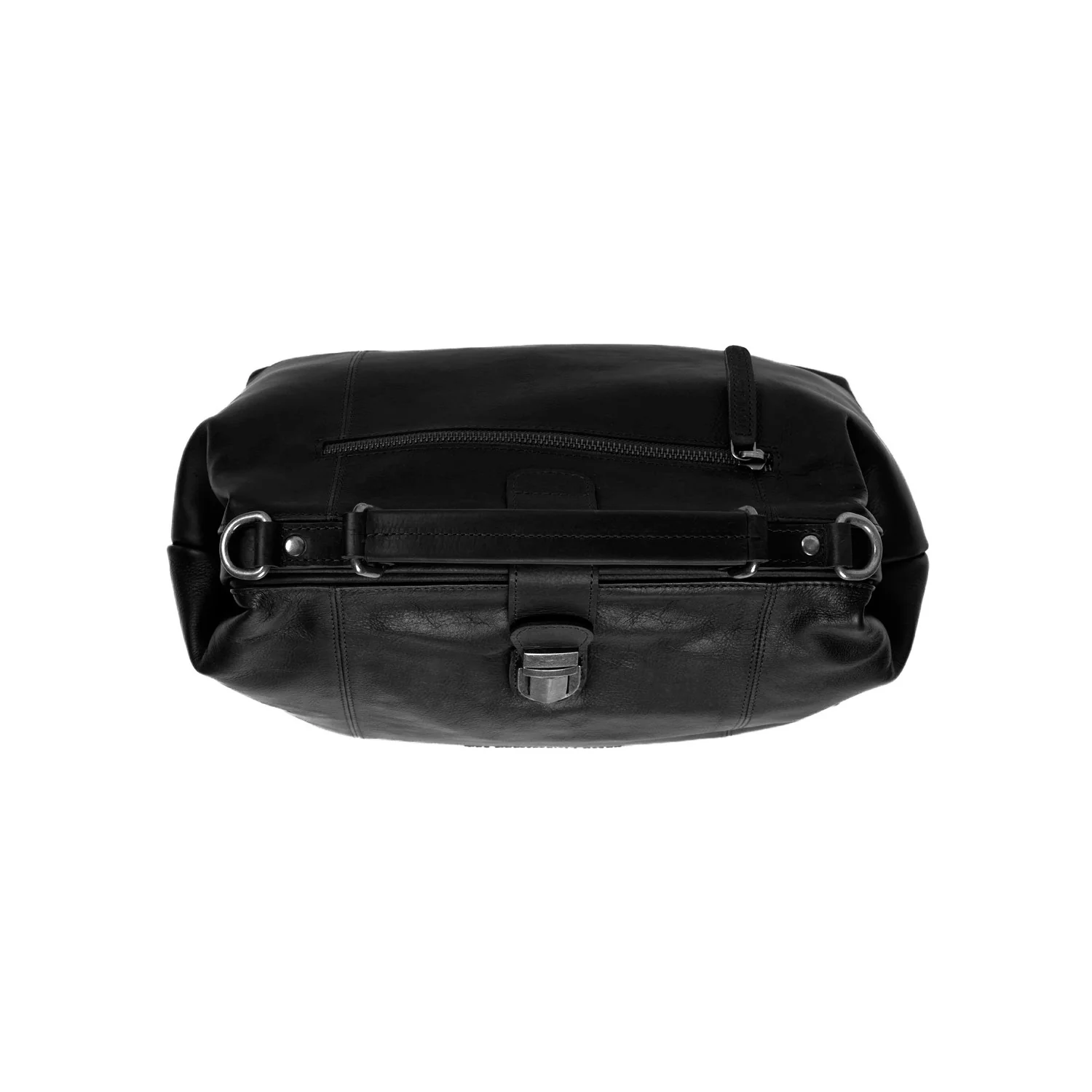 Leather Shoulder Bag Black Shaun - Image 3