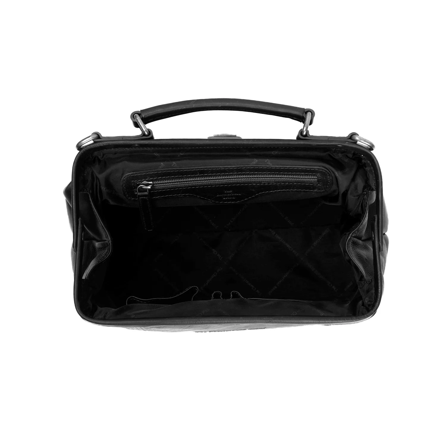 Leather Shoulder Bag Black Shaun - Image 4