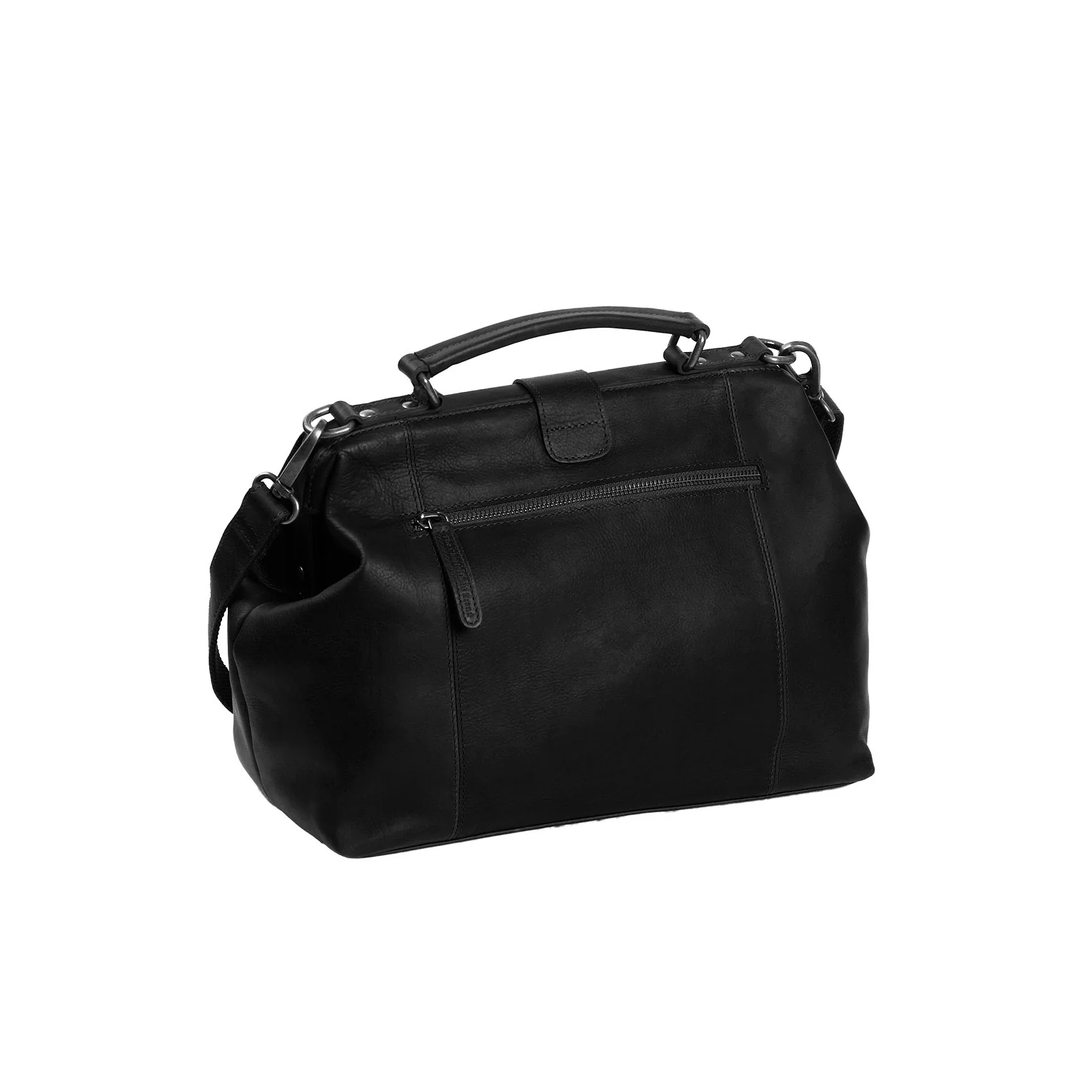 Leather Shoulder Bag Black Shaun - Image 6