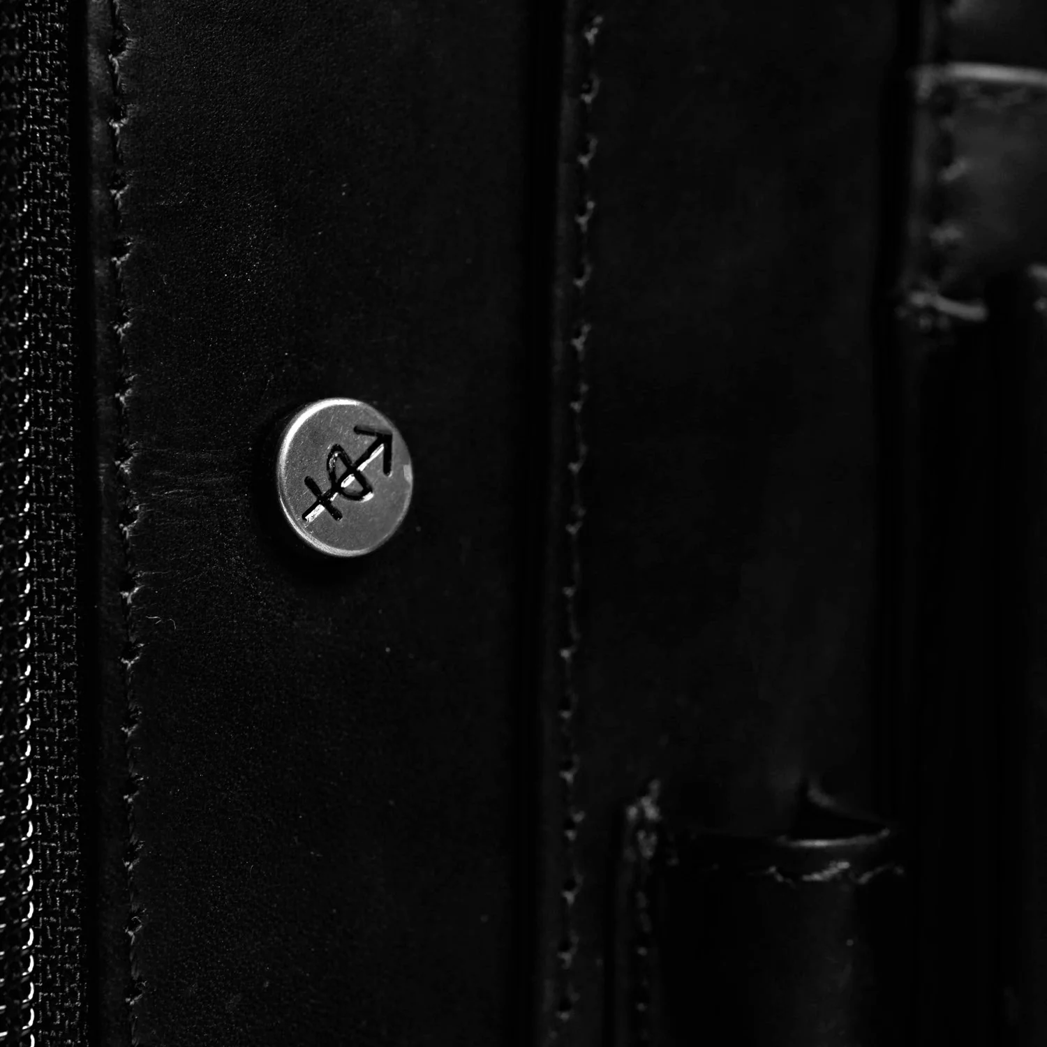 Leather Document Case Black Barnet - Image 3