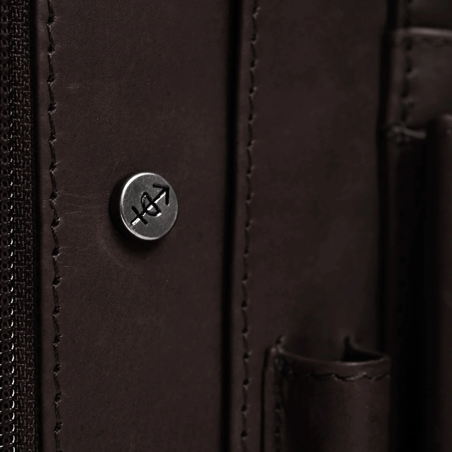 Leather Document Case Brown Barnet - Image 4