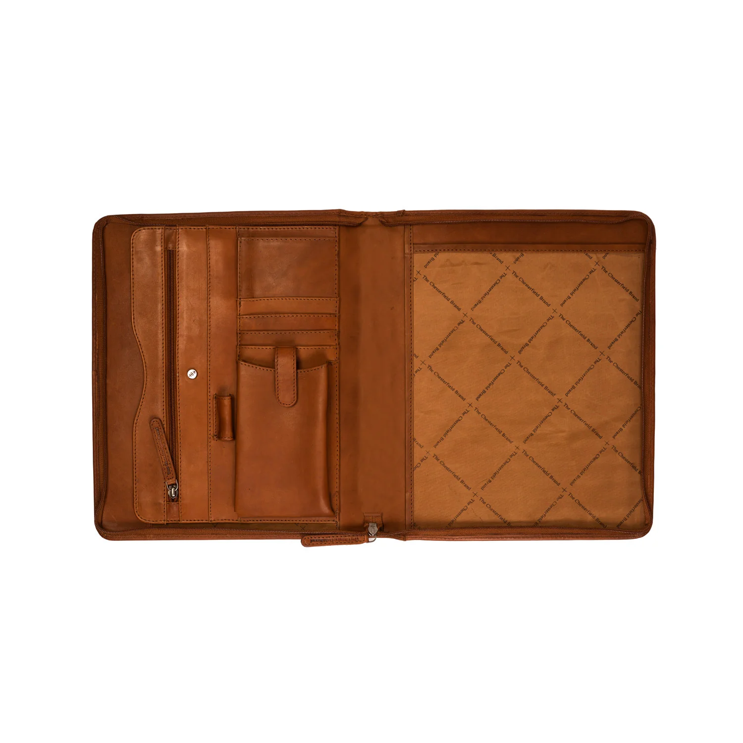Leather Document Case Cognac Barnet - Image 4