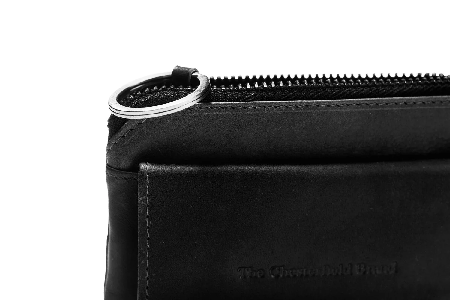 Leather Key Pouch Black Oliver - Image 3