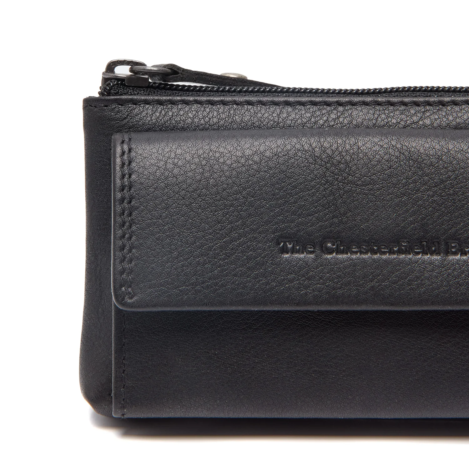 Leather Key Pouch Black Torano - Image 3