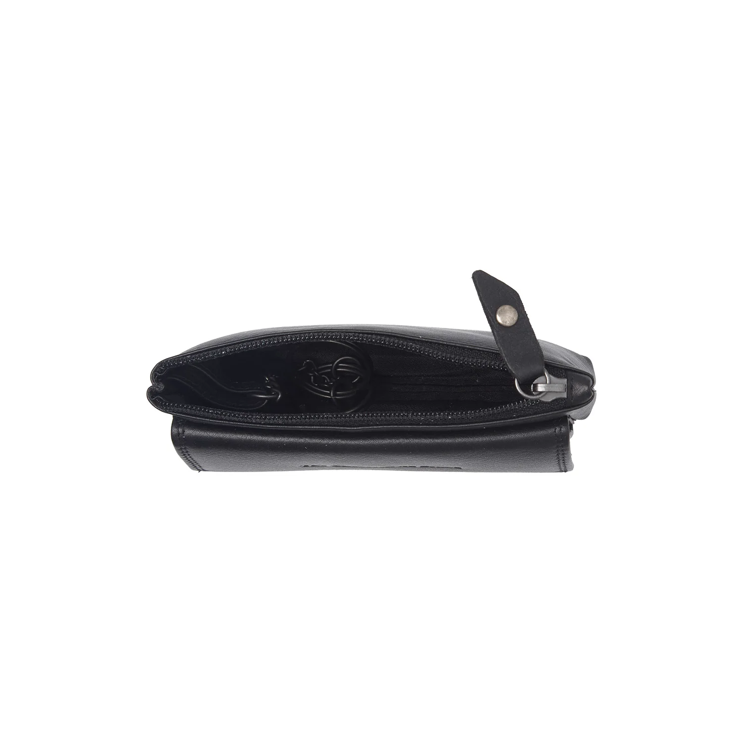 Leather Key Pouch Black Torano - Image 5
