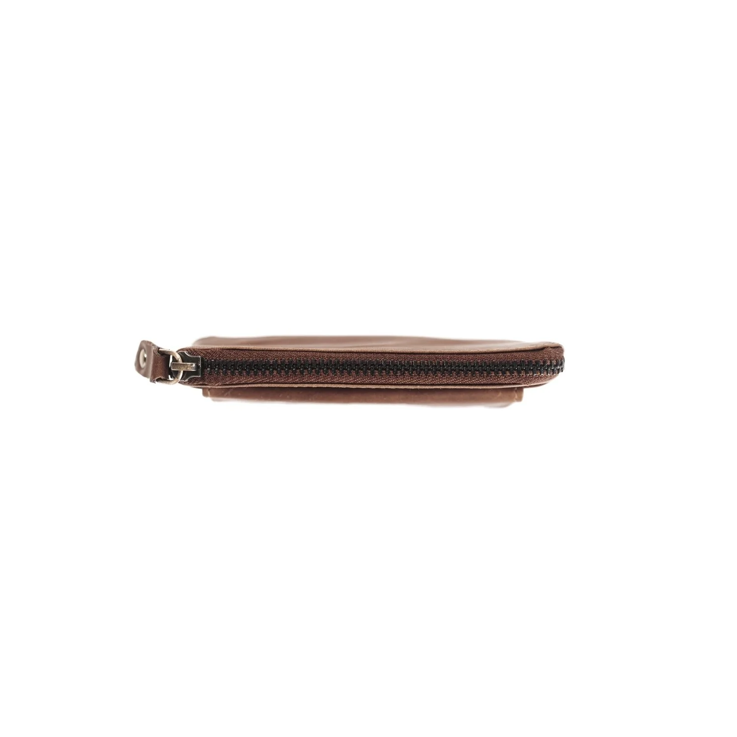 Leather Key Pouch Brown Oliver - Image 4