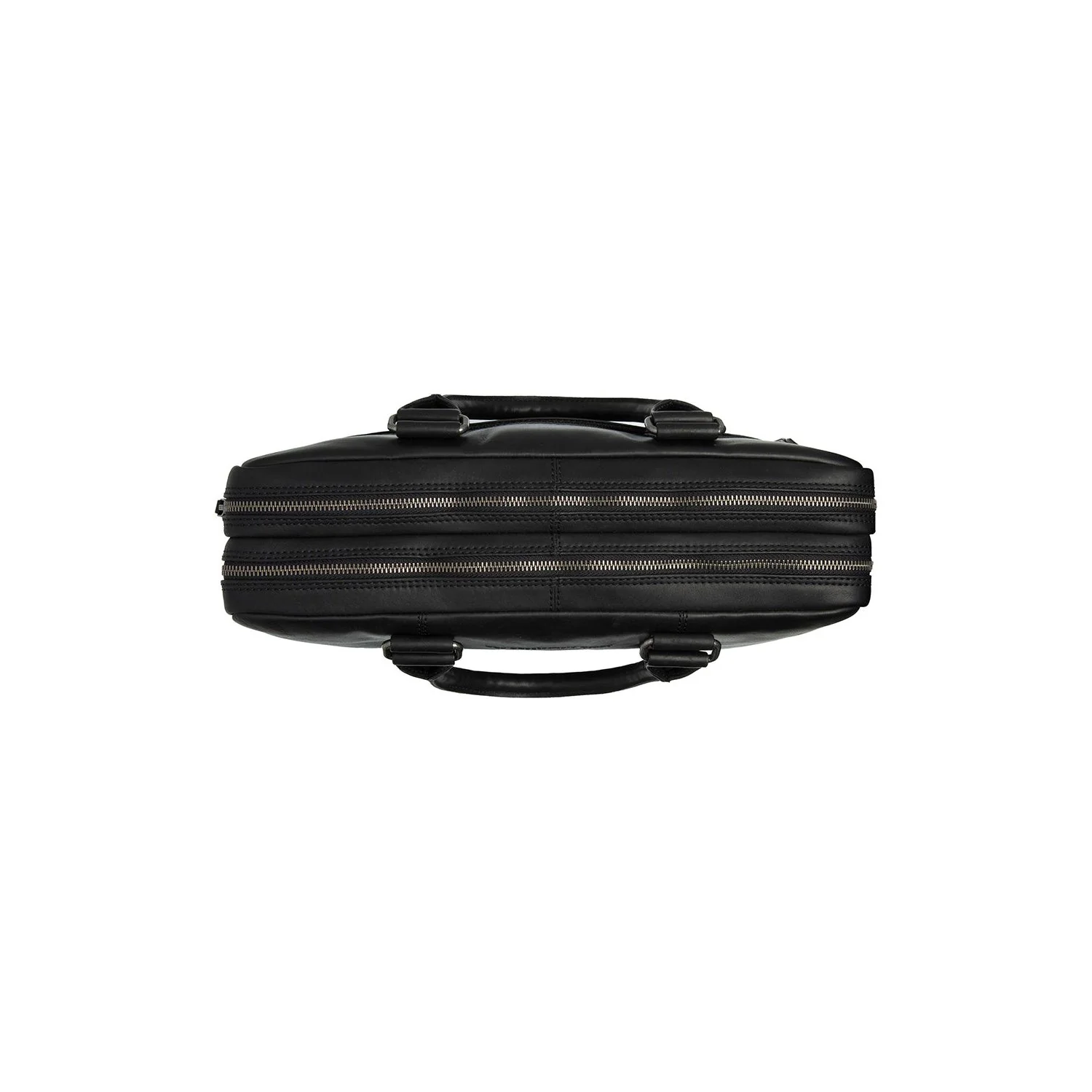 Leather Laptop Bag Black Fabian - Image 3
