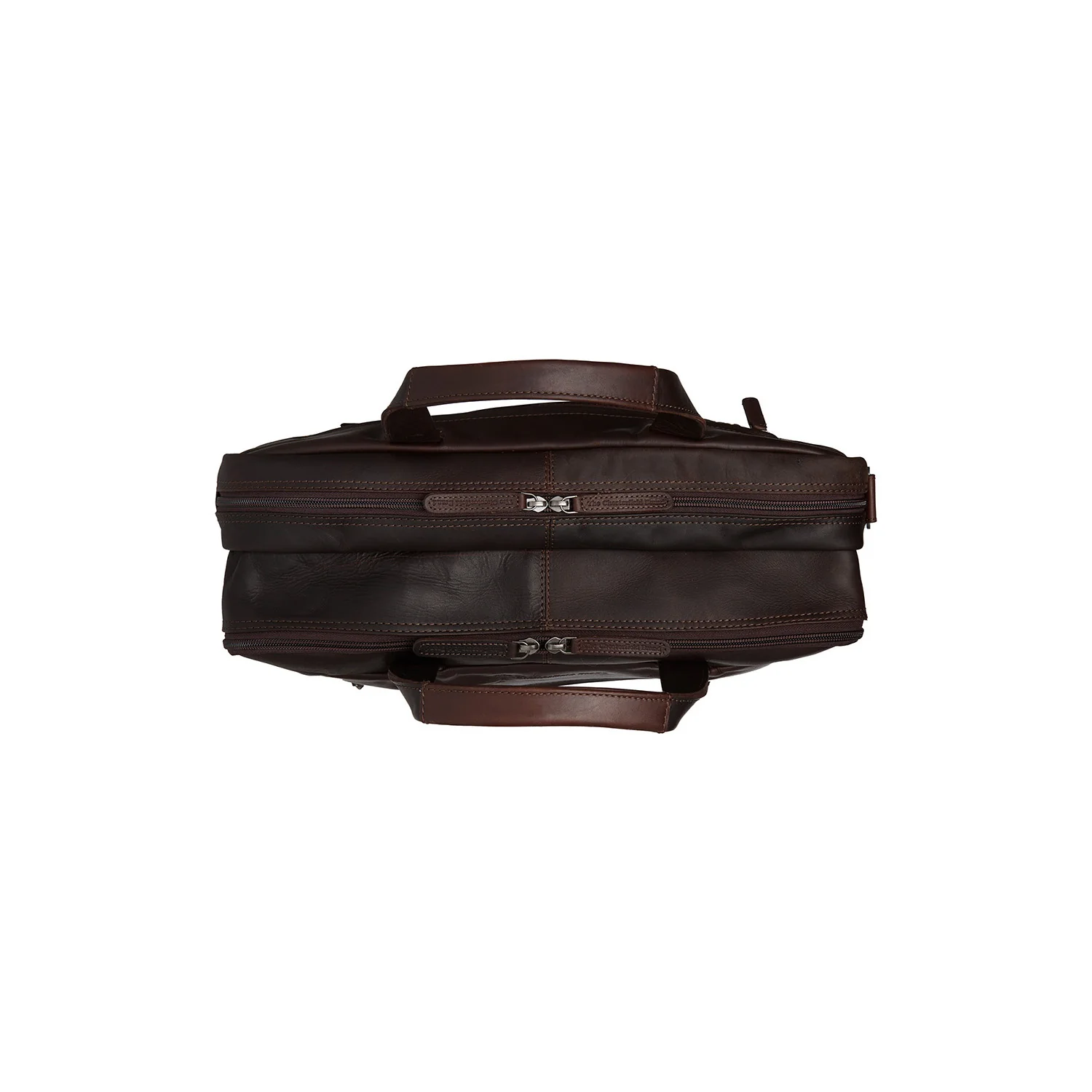 Leather Laptop Bag Brown Ryan - Image 4