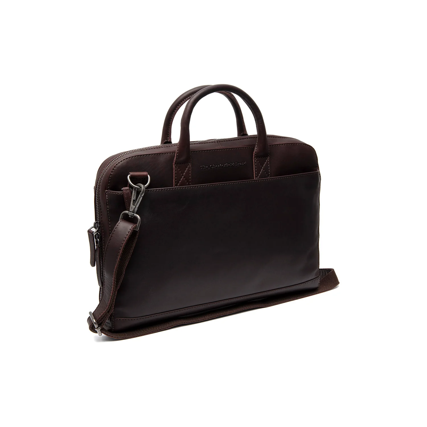 Leather Laptop Bag Brown Tilbury