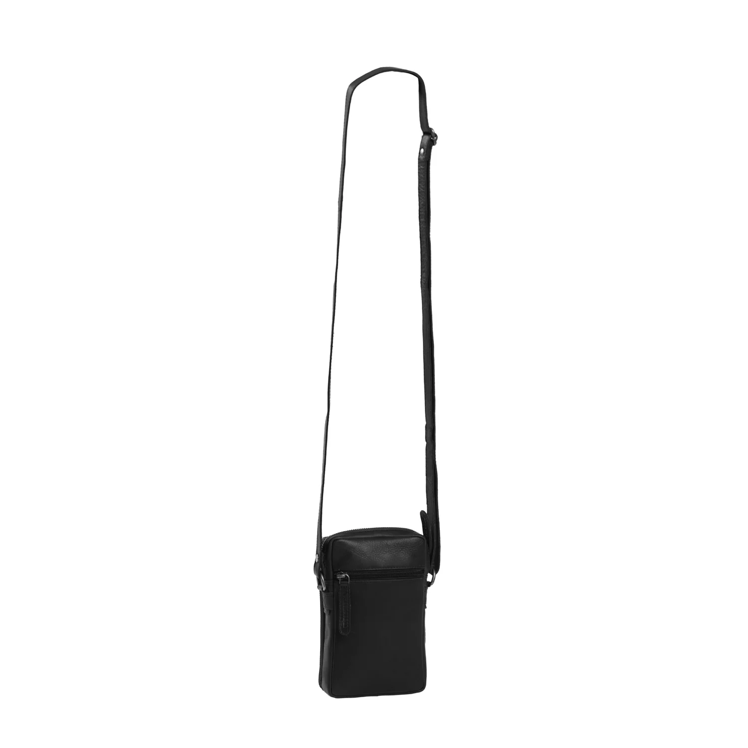 Leather Phone Pouch Black Hamilton - Image 6