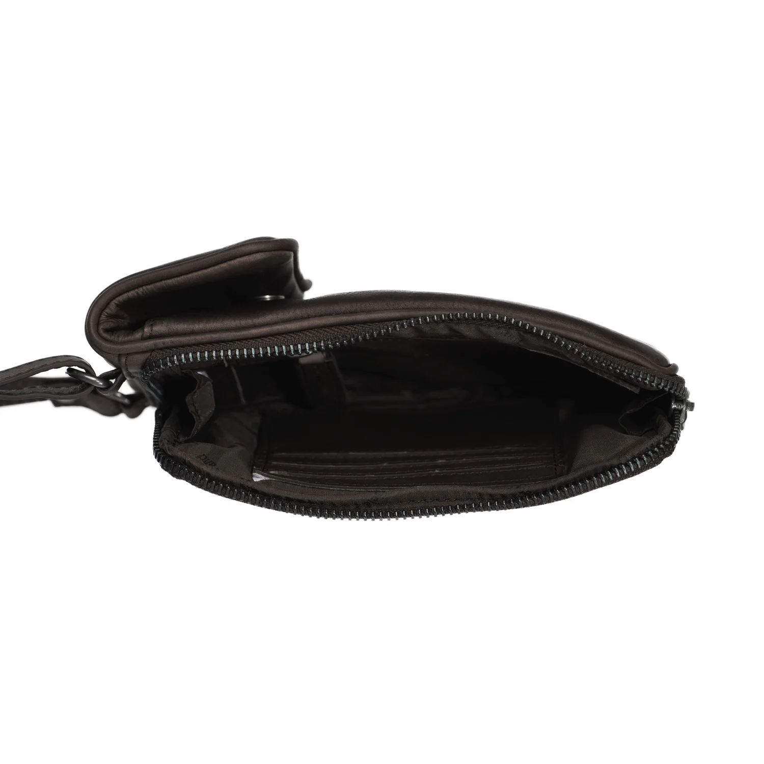 Leather Phone Pouch Brown Anderson - Image 4