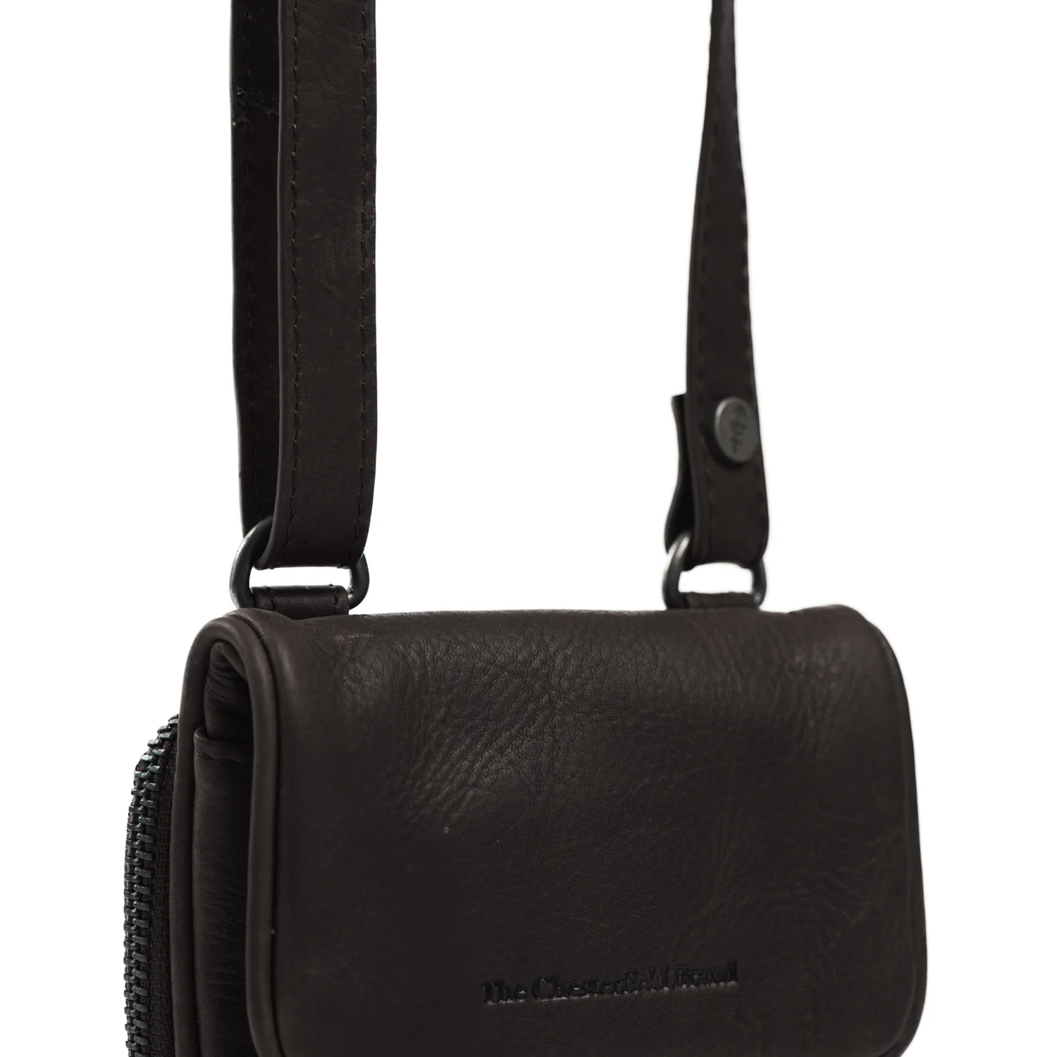 Leather Phone Pouch Brown Anderson - Image 8