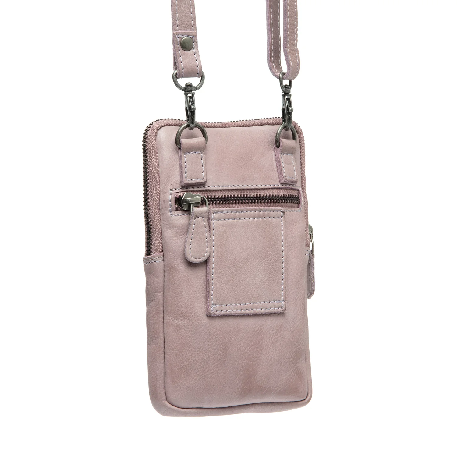 Leather Phone Pouch Lavender Lilac Salta - Image 7