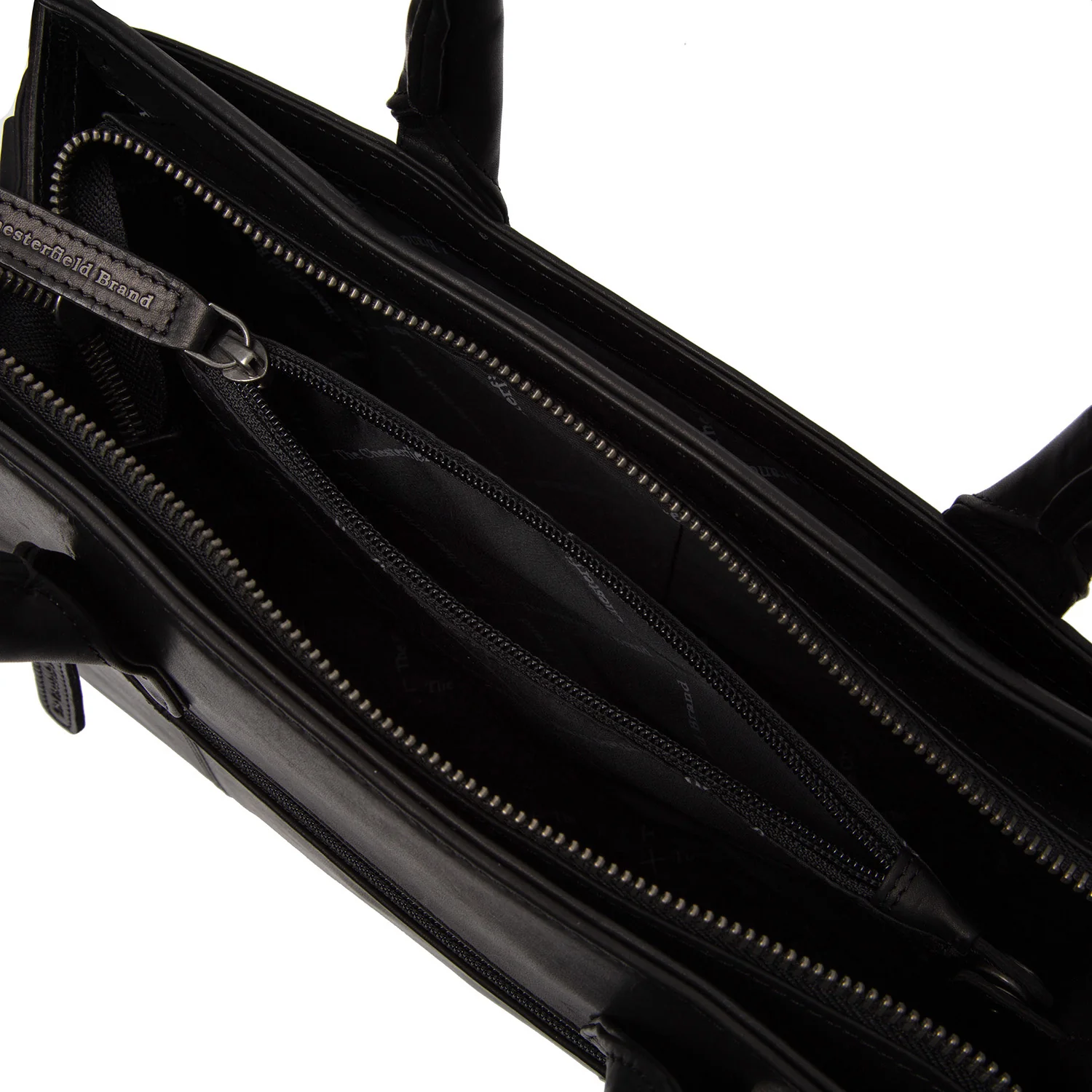 Leather Shoulder Bag Black Garda - Image 5