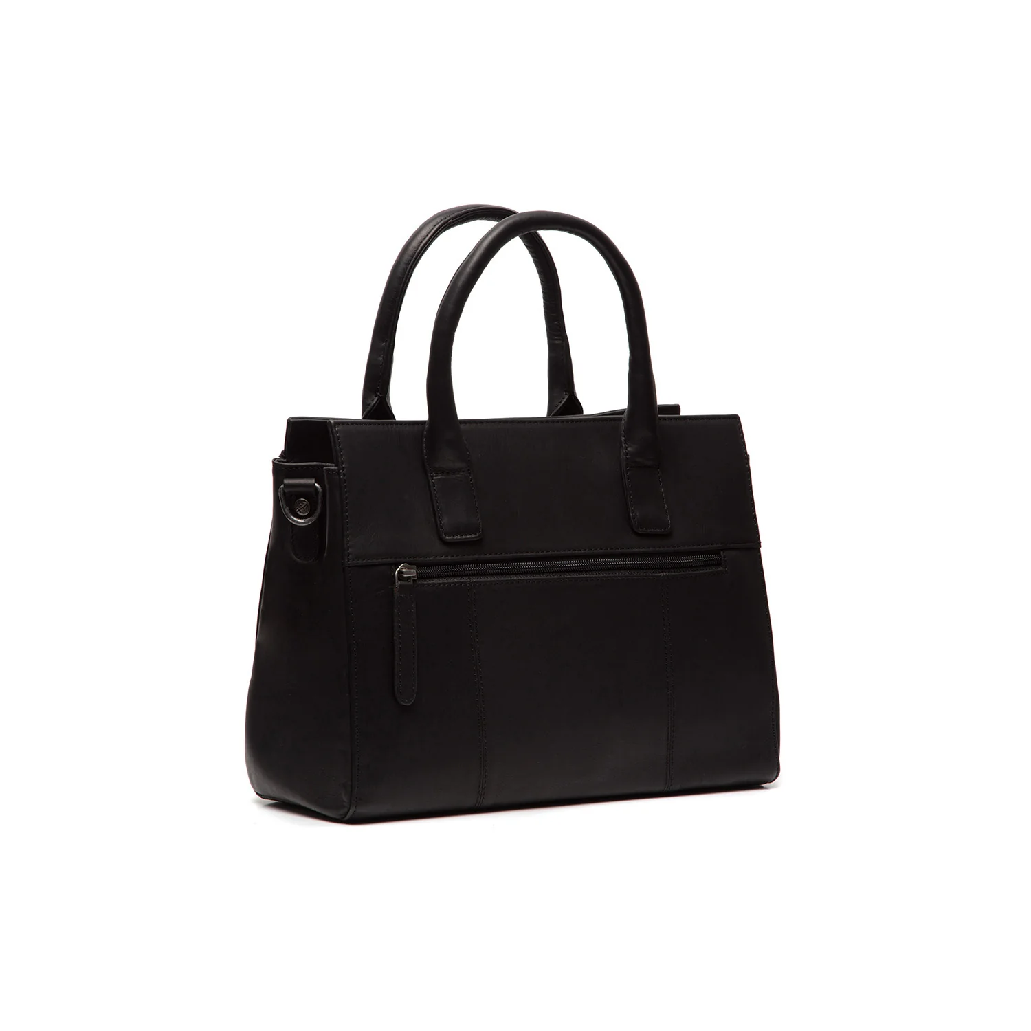 Leather Shoulder Bag Black Garda - Image 7