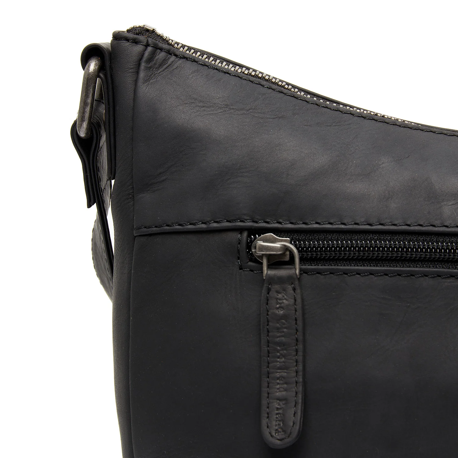 Leather Shoulder Bag Black Henderson - Image 5
