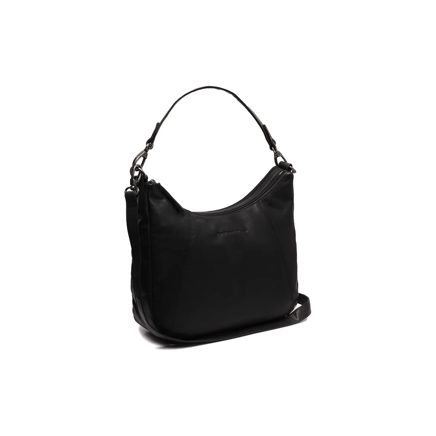 Leather Shoulder Bag Black Marle