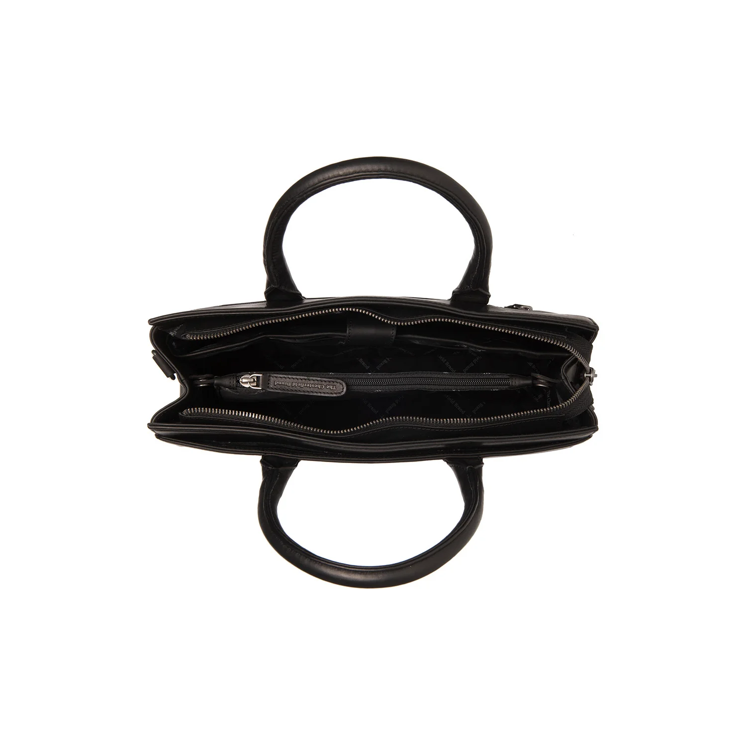 Leather Shoulder Bag Black Rivera - Image 5