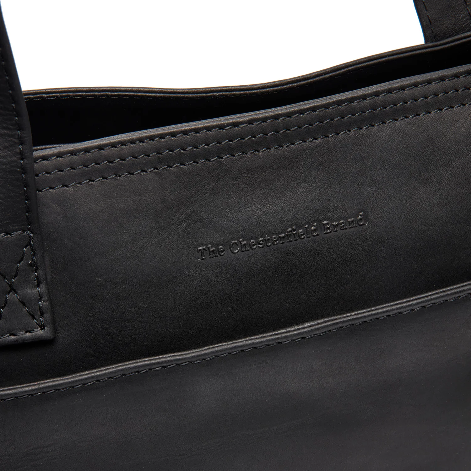 Leather Shopper Black Adana - Image 2