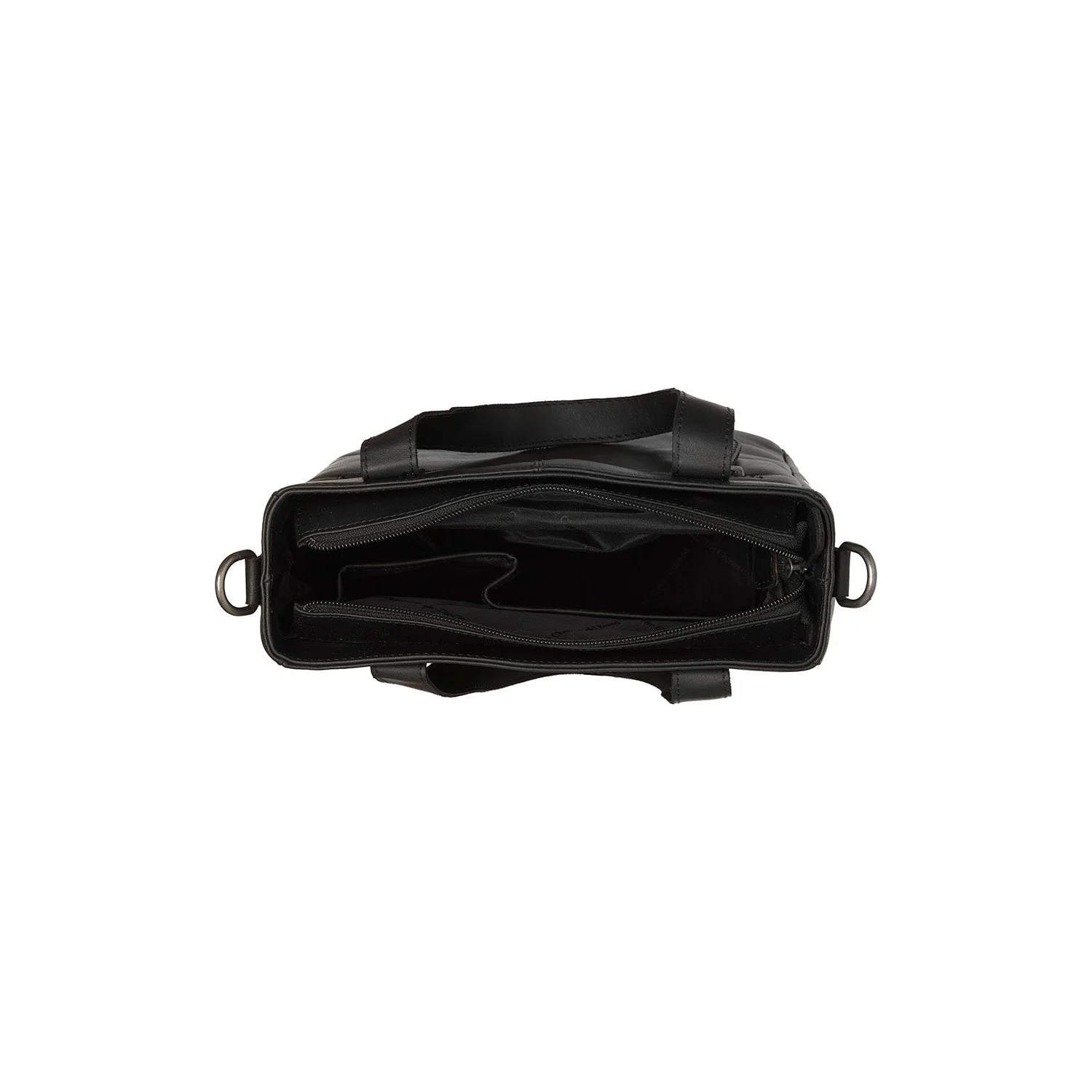 Leather Shopper Black Lingfield - Image 3