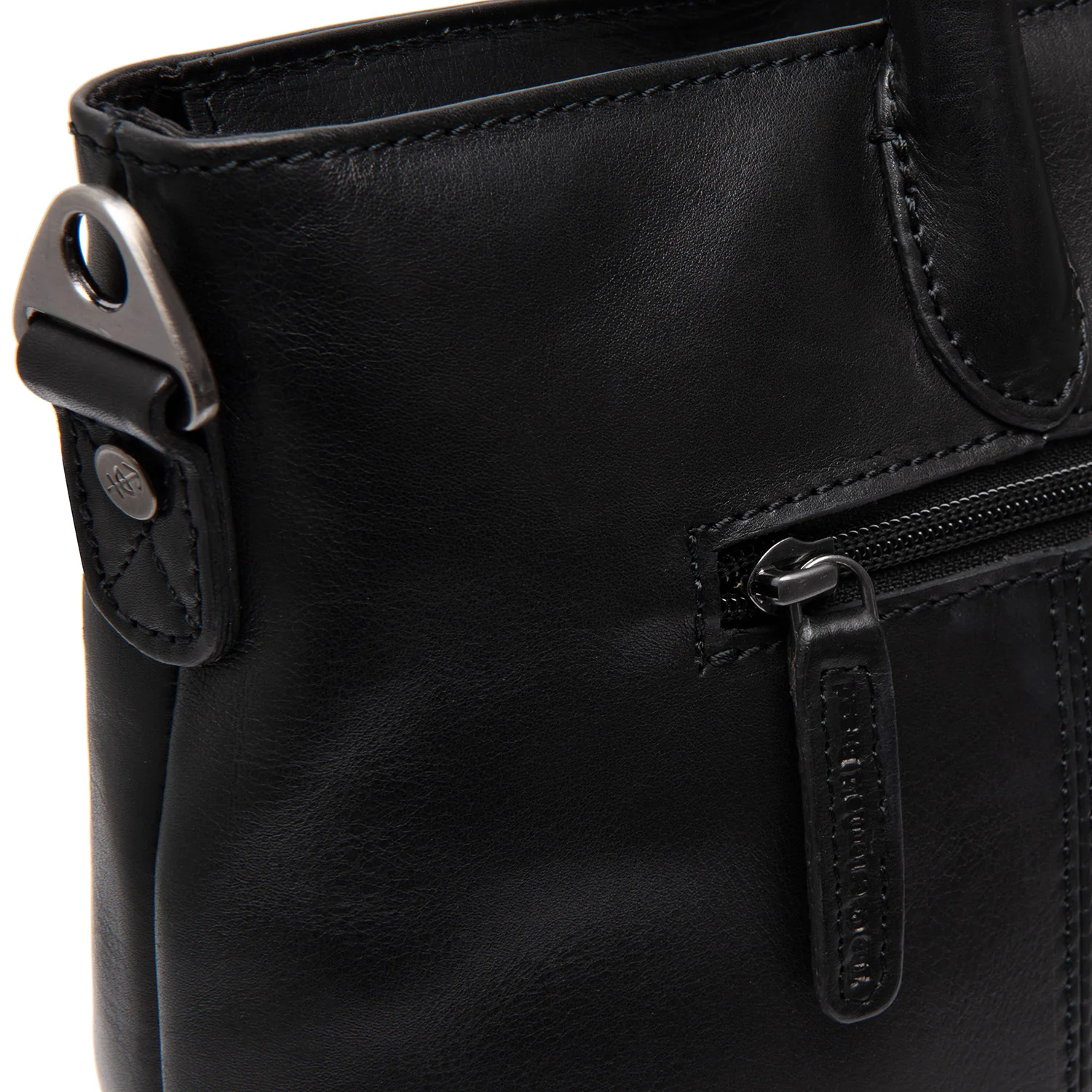 Leather Shopper Black Pergamino - Image 4
