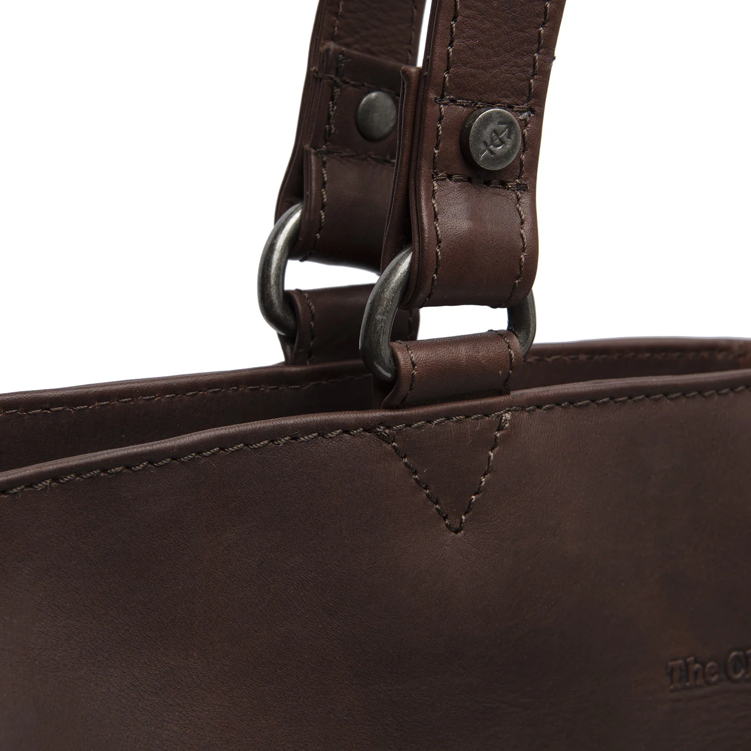 Leather Shopper Brown Berlin - Image 4
