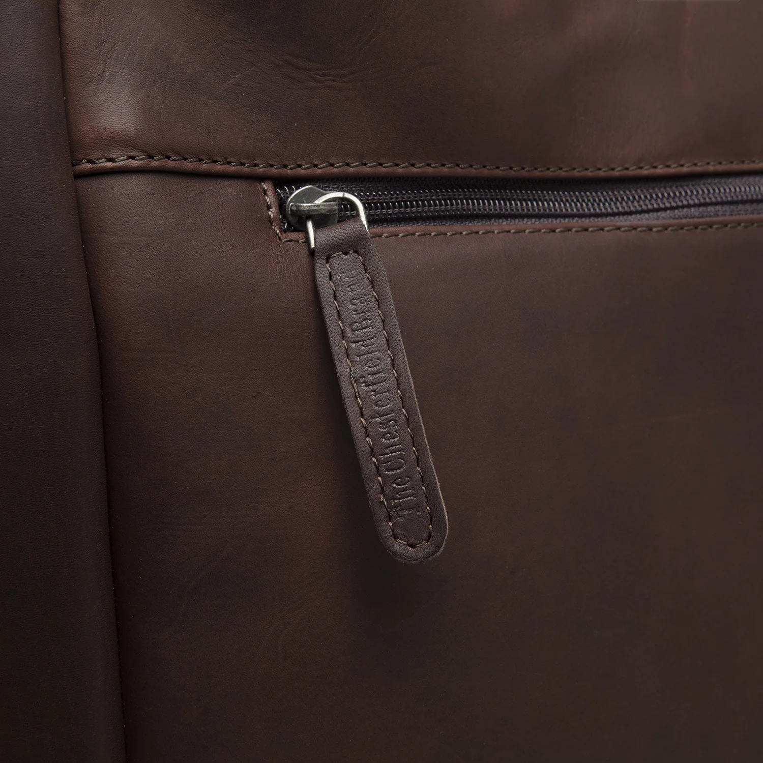 Leather Shopper Brown Berlin - Image 6