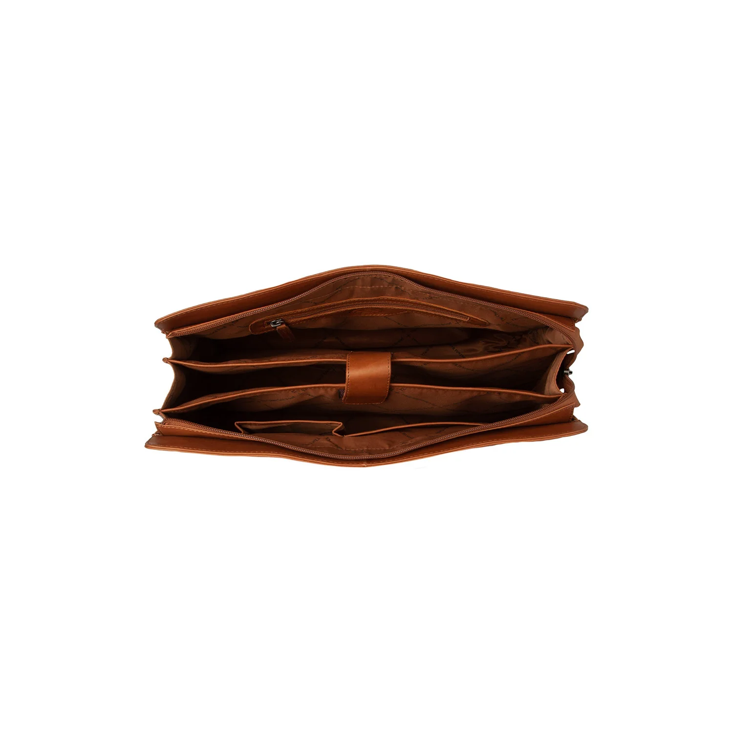 Leather Shopper Cognac Fidenza - Image 6