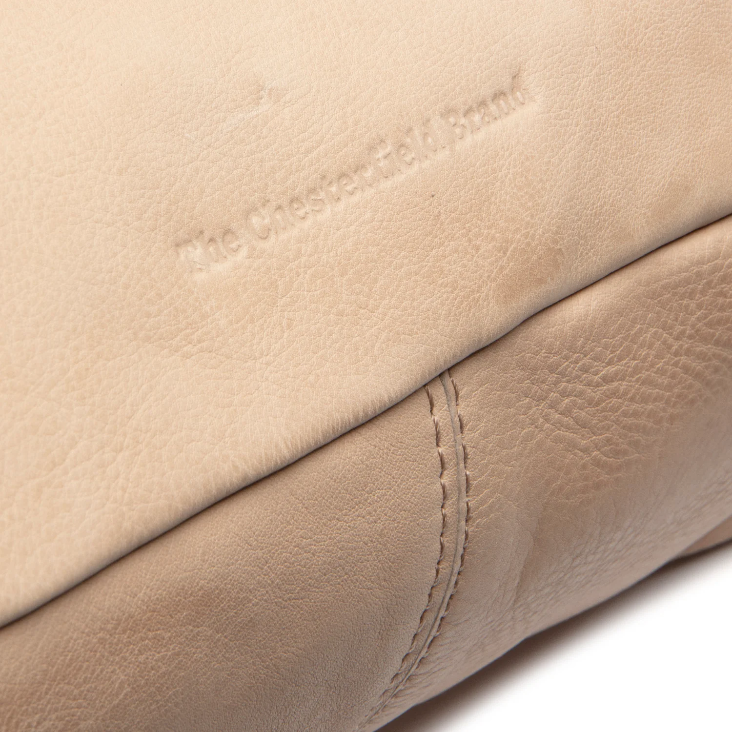 Leather Shoulder Bag Beige Sintra - Image 5
