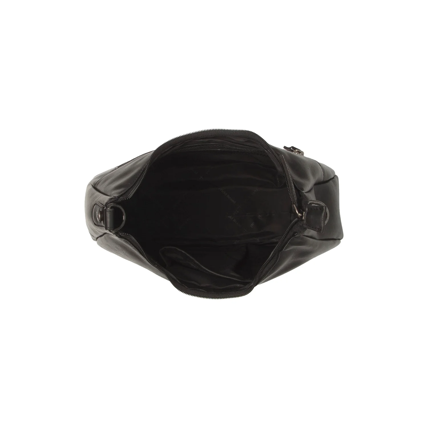 Leather Shoulder Bag Black Alexandria - Image 5