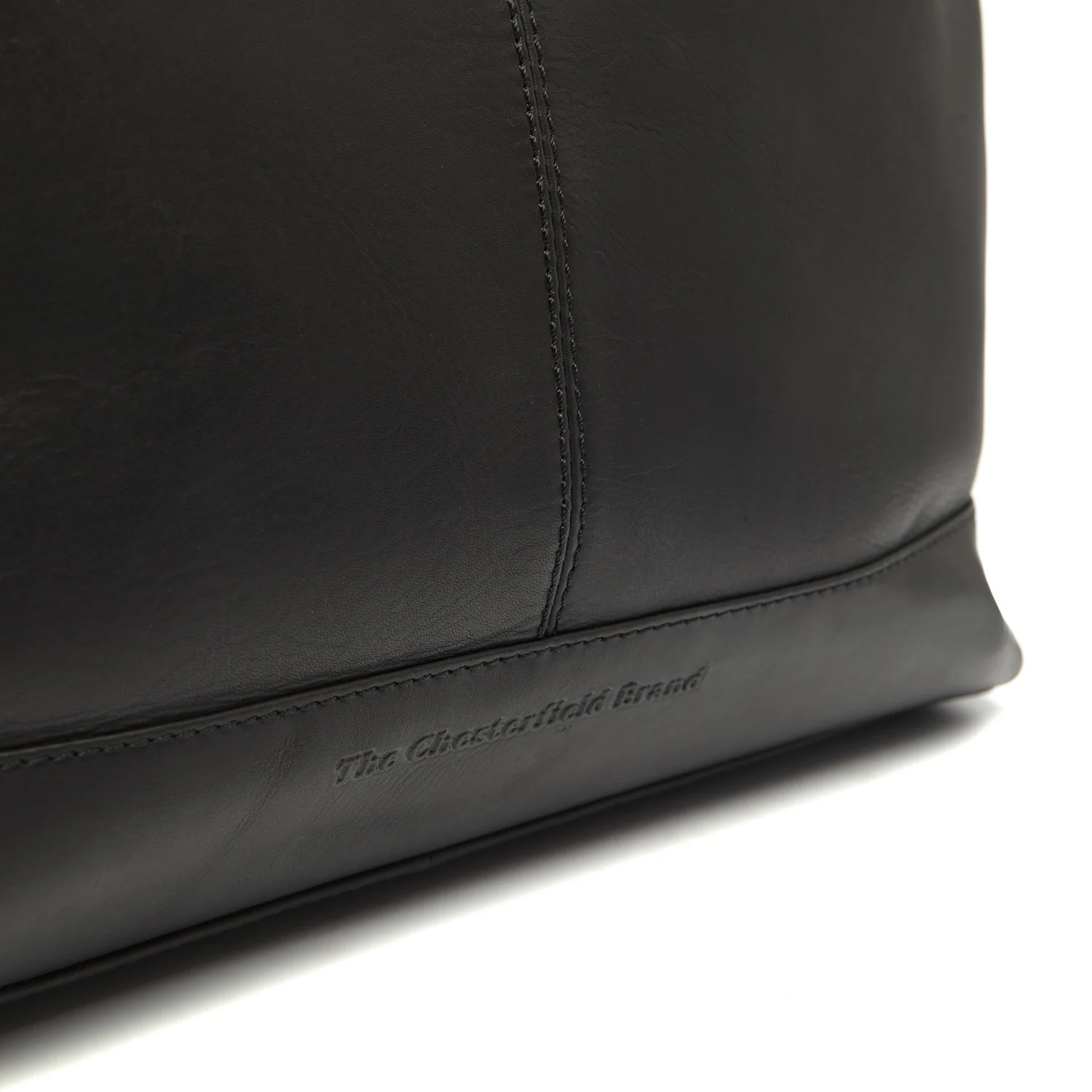 Leather Shoulder Bag Black Amelia - Image 3