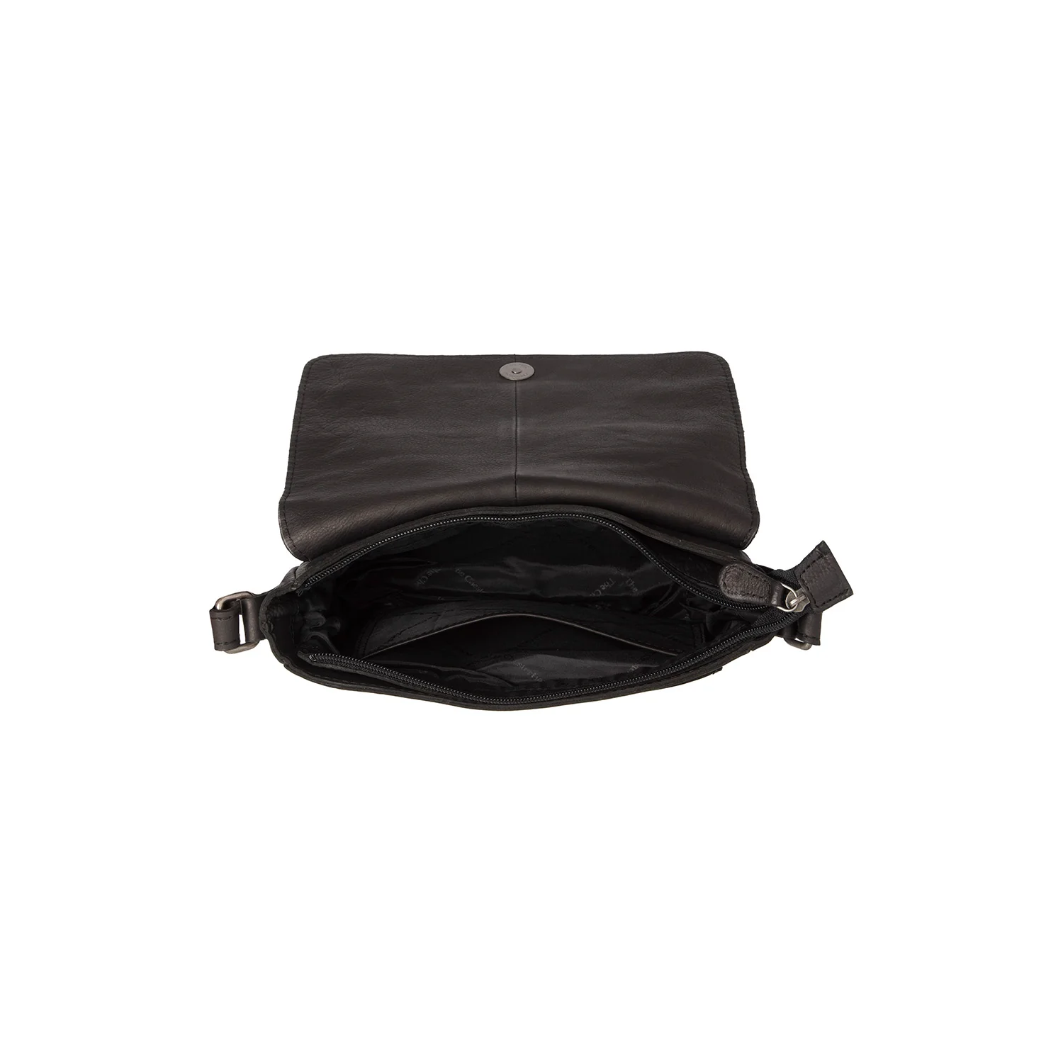 Leather Shoulder Bag Black Ann - Image 4