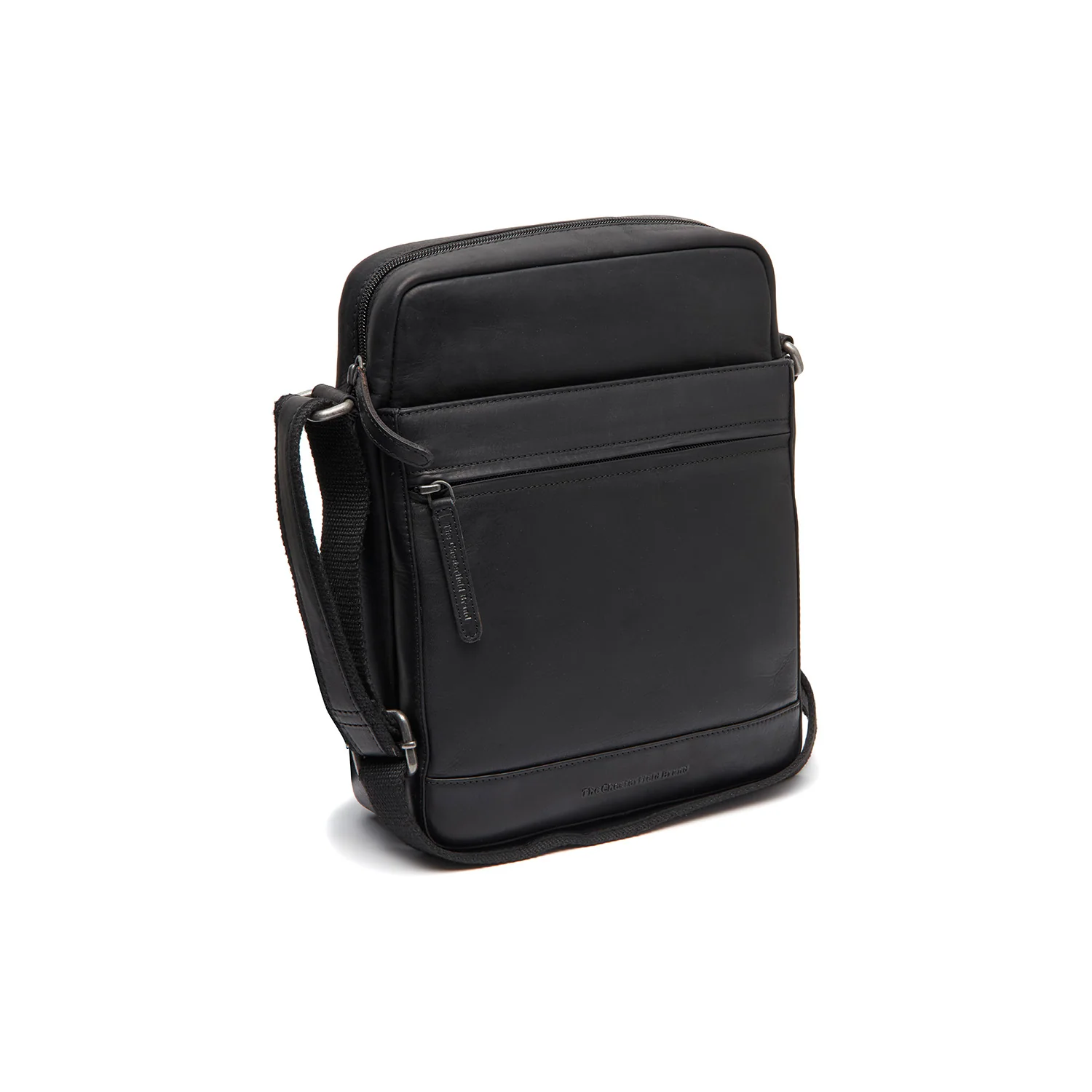 Leather Shoulder Bag Black Anzora