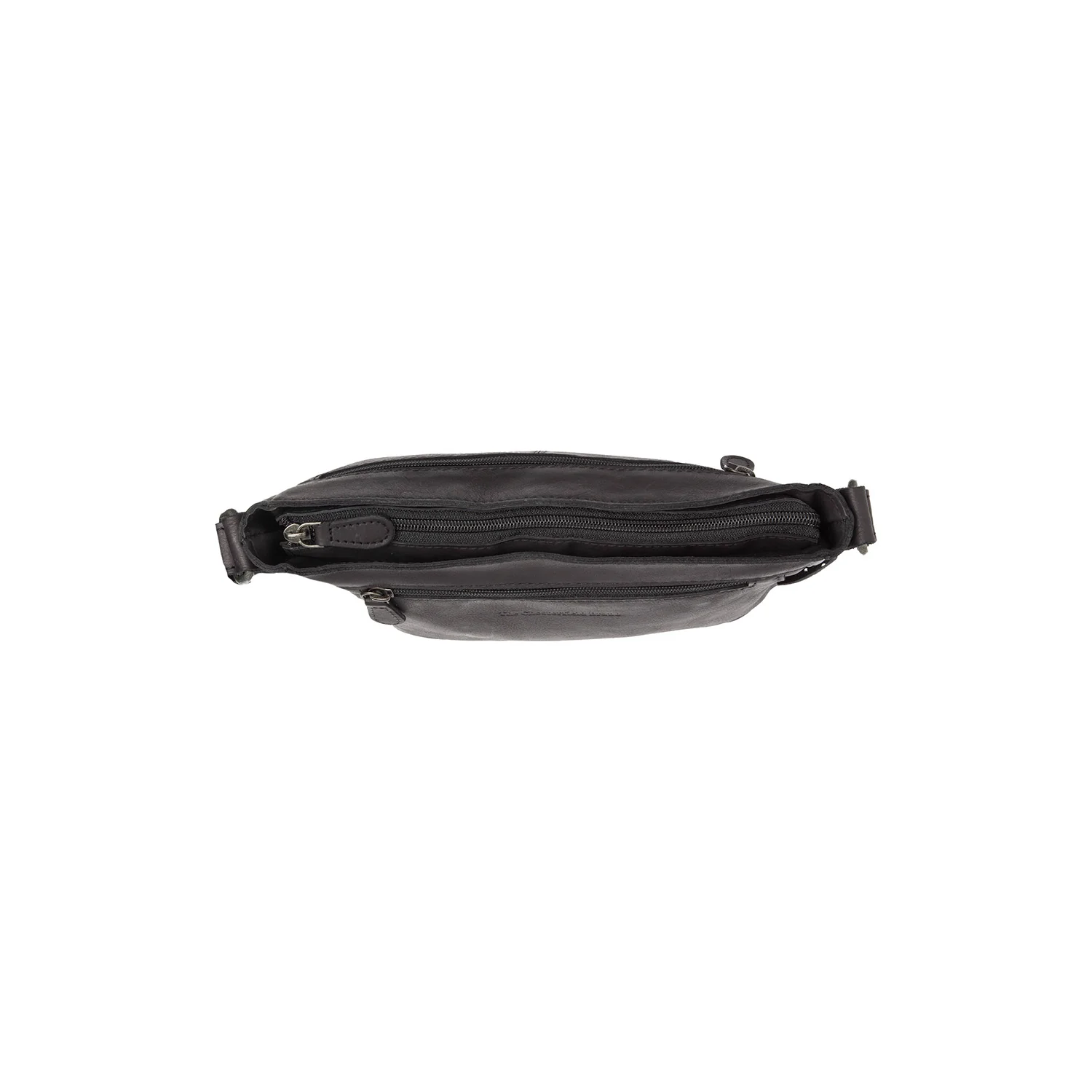 Leather Shoulder Bag Black Aston - Image 3