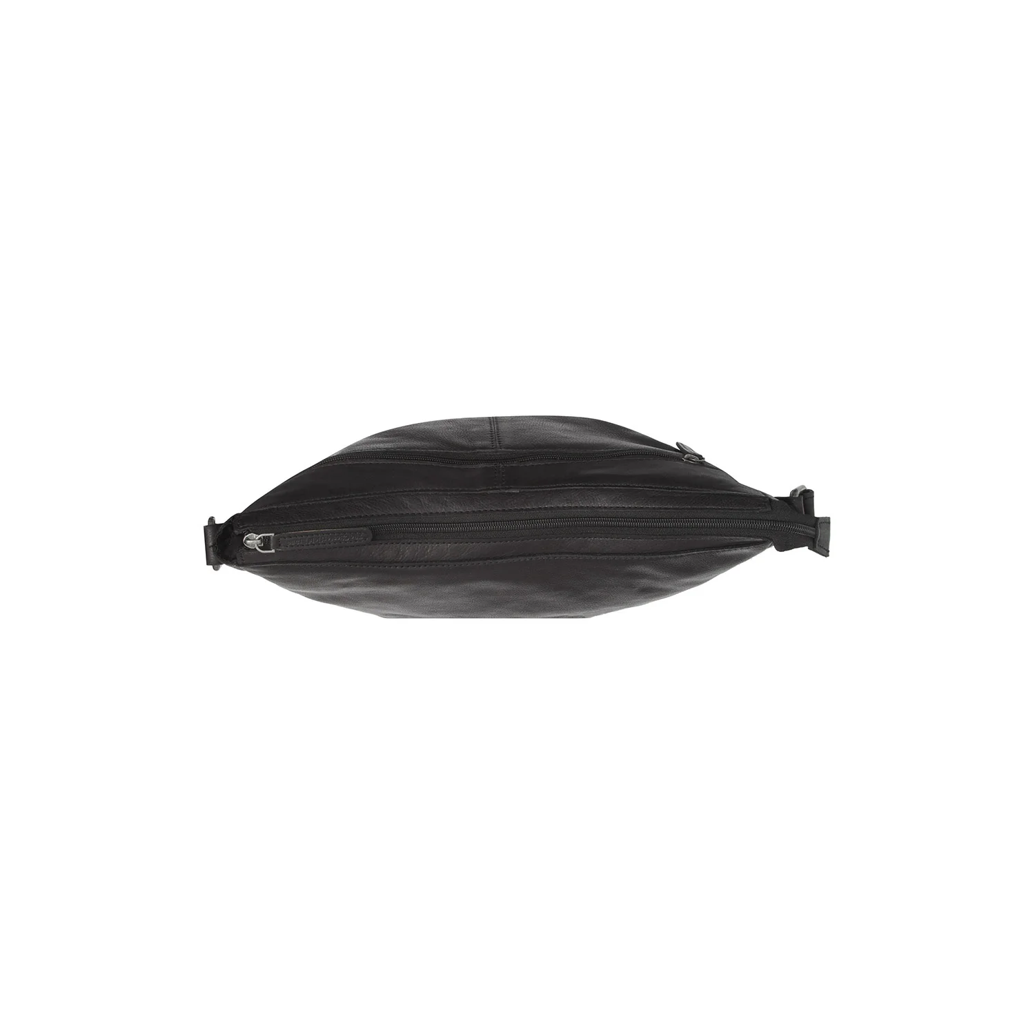 Leather Shoulder Bag Black Clarita - Image 3