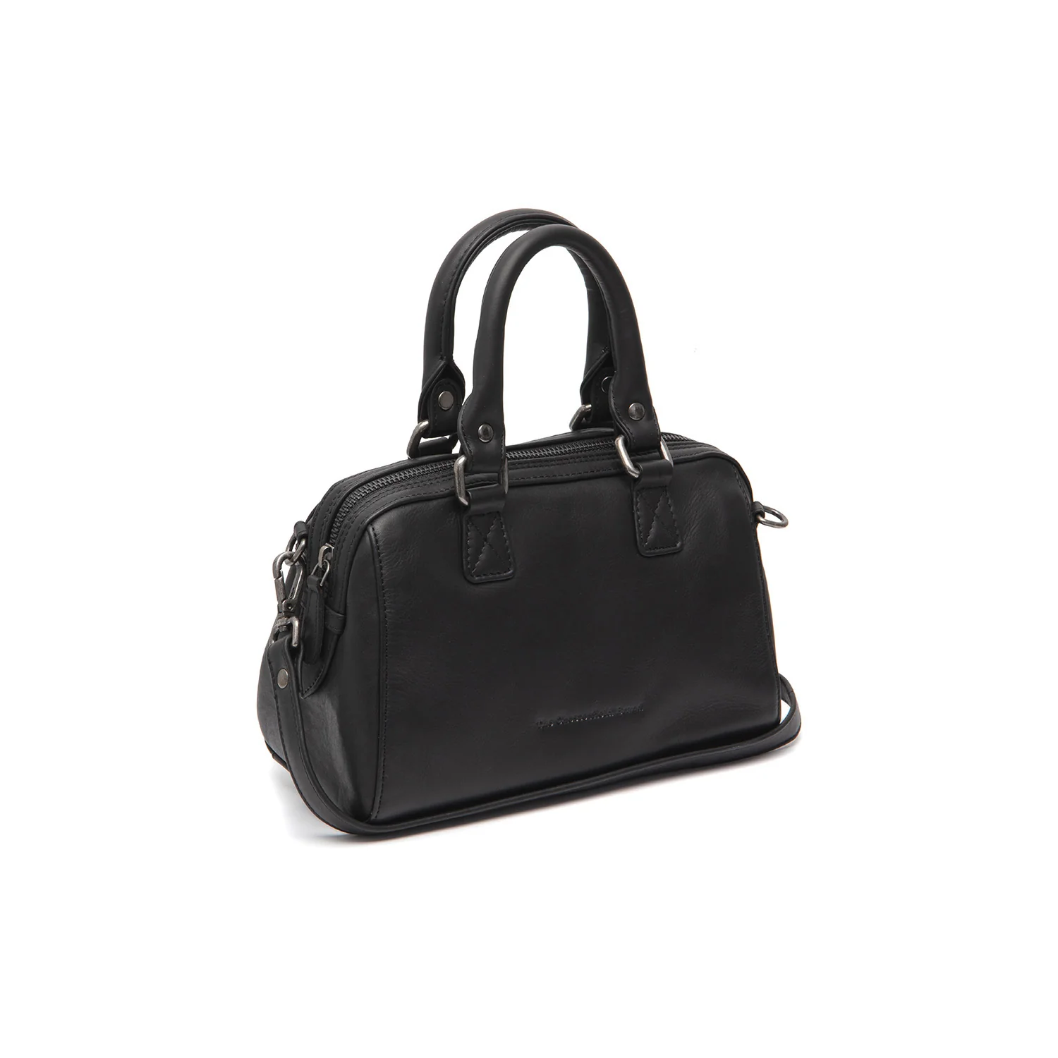 Leather Shoulder Bag Black Dalford