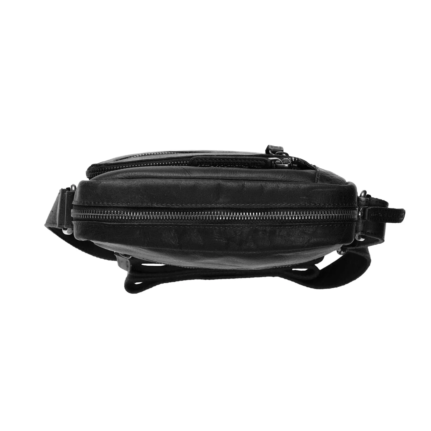 Leather Shoulder Bag Black Dessau - Image 3