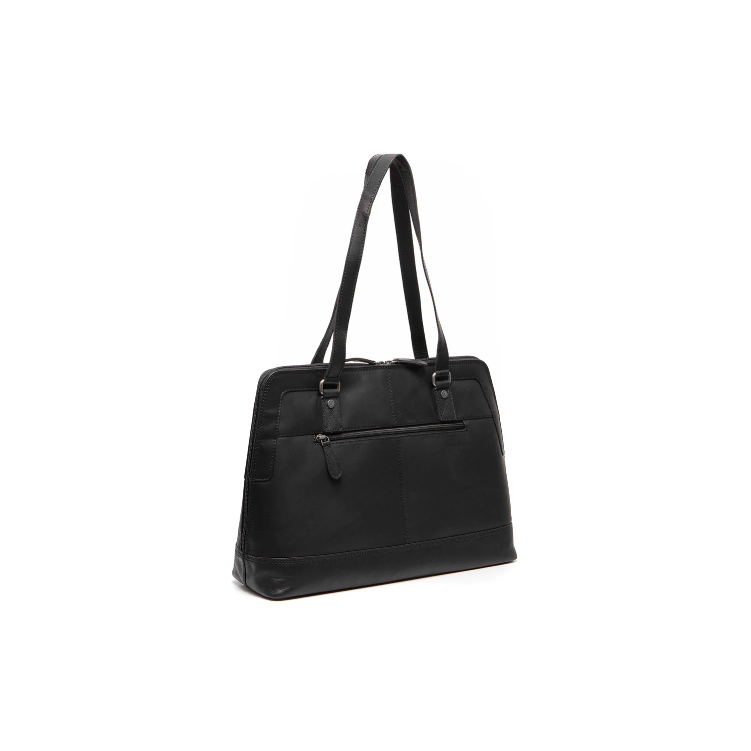 Leather Shoulder Bag Black Elvar - Image 6