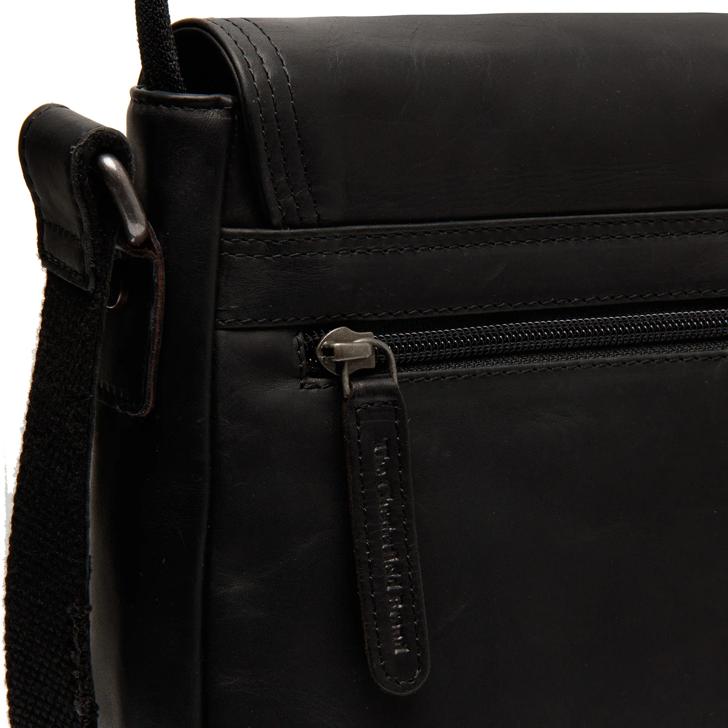 Leather Shoulder Bag Black Everglades - Image 5
