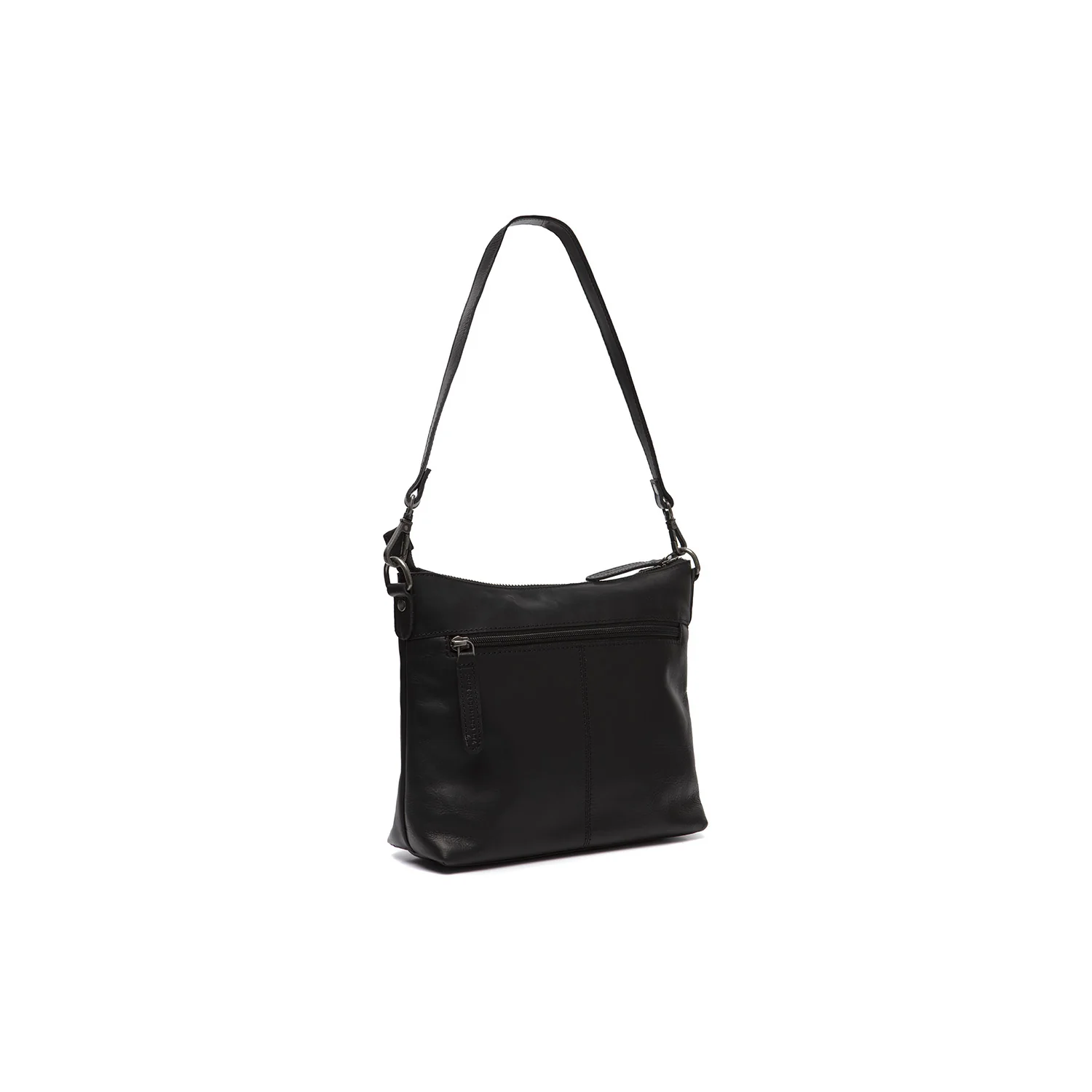Leather Shoulder Bag Black Faro - Image 5