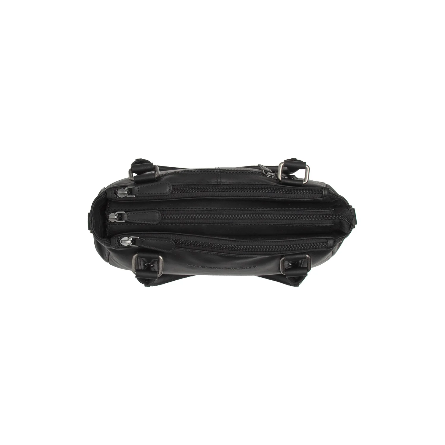 Leather Shoulder Bag Black Fenja - Image 4