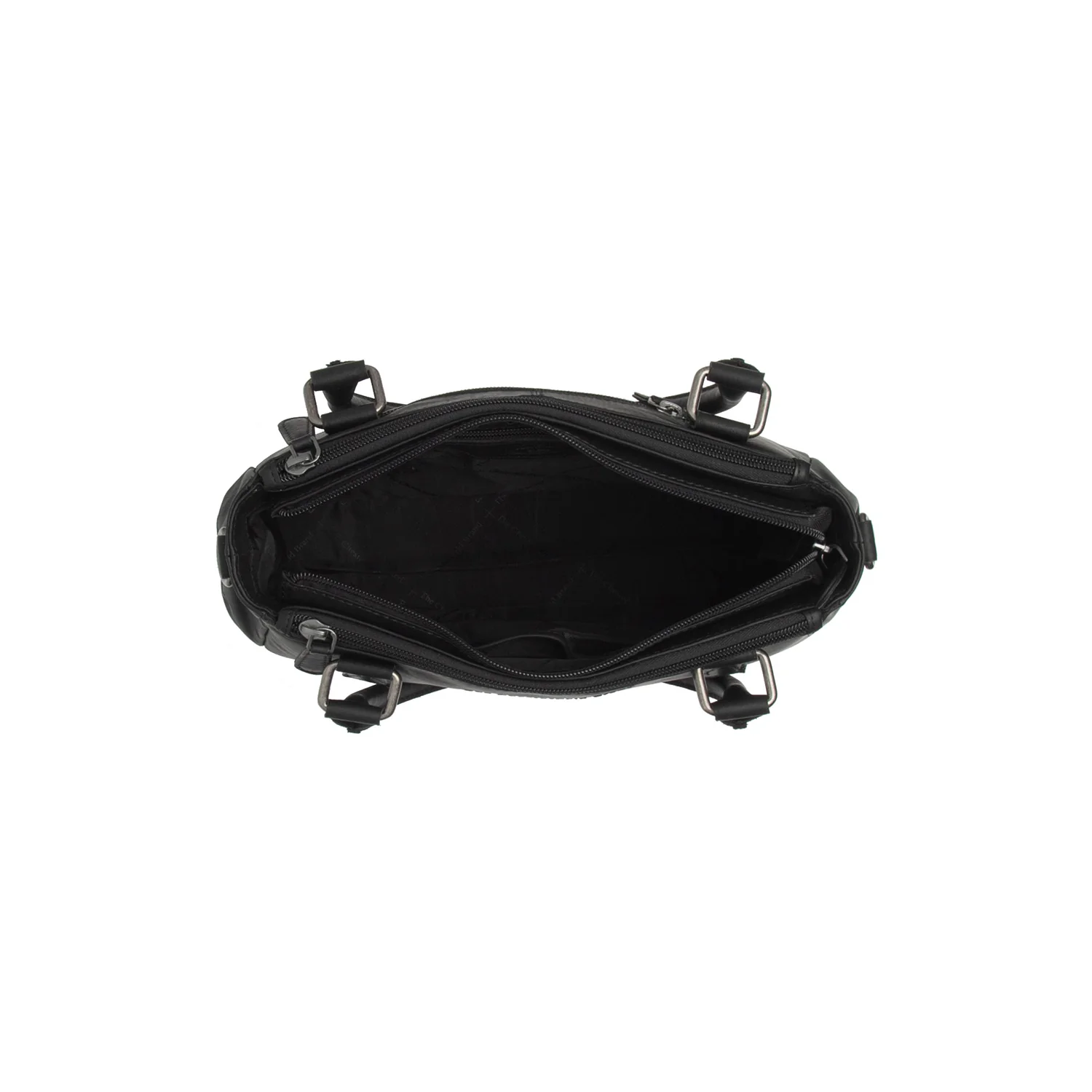 Leather Shoulder Bag Black Fenja - Image 5