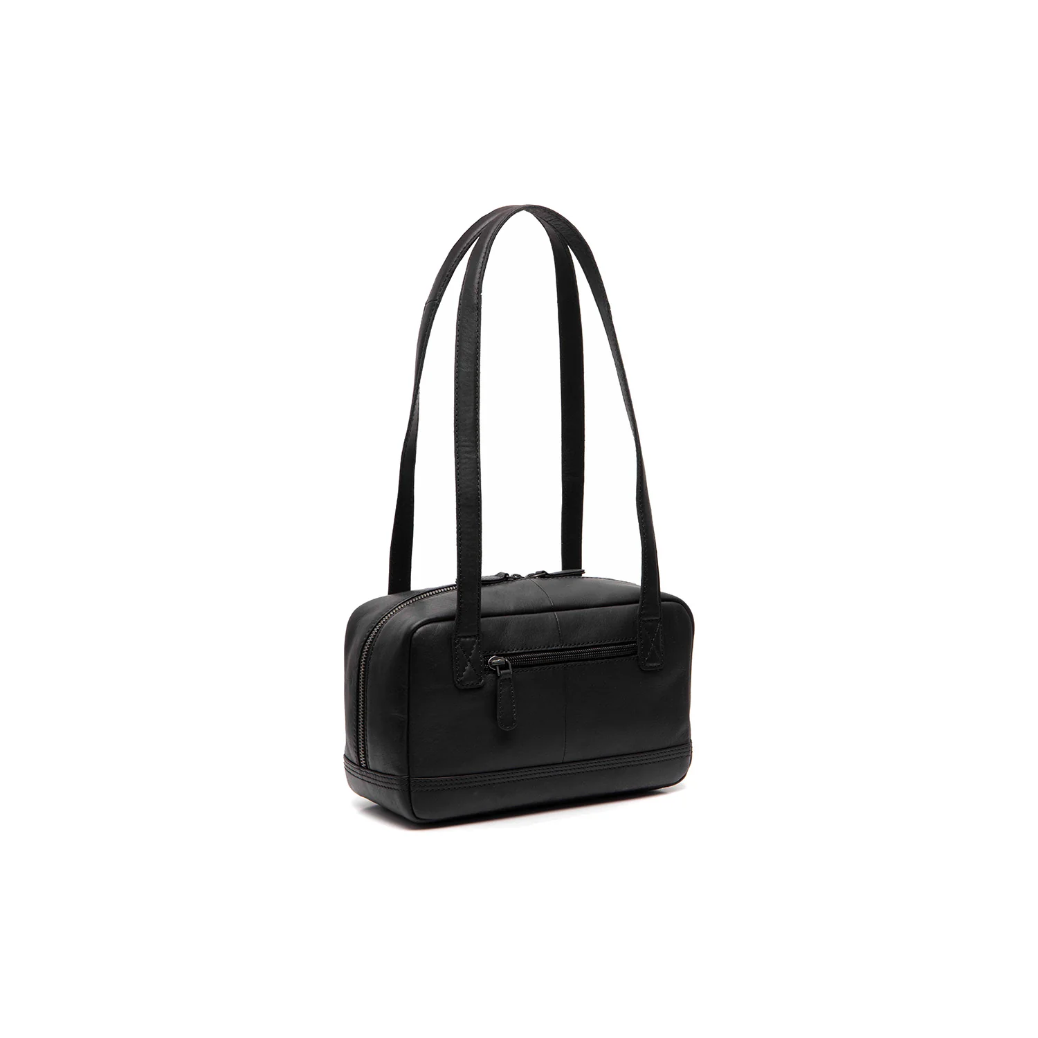 Leather Shoulder Bag Black Fenno - Image 6