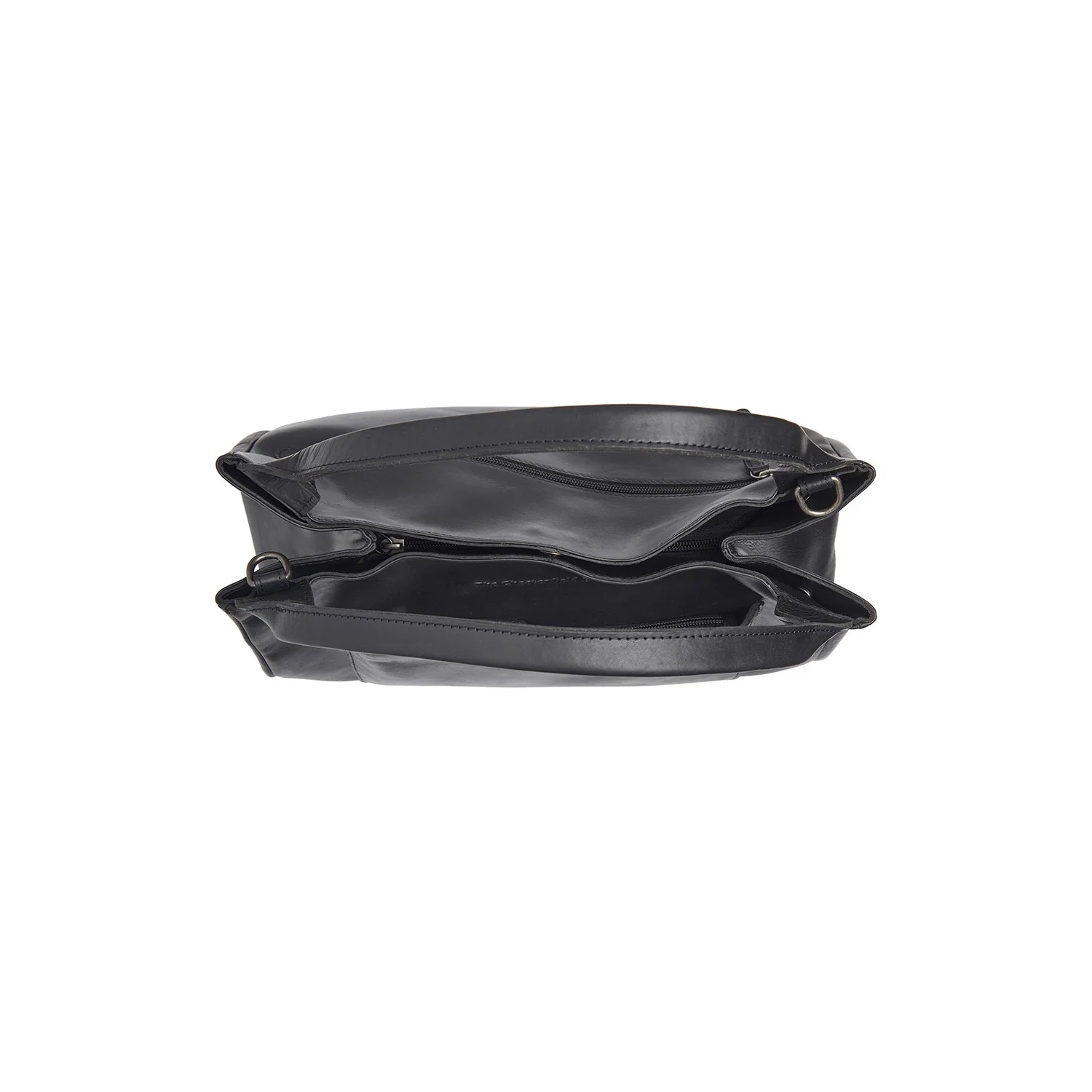 Leather Shoulder Bag Black Fioline - Image 4