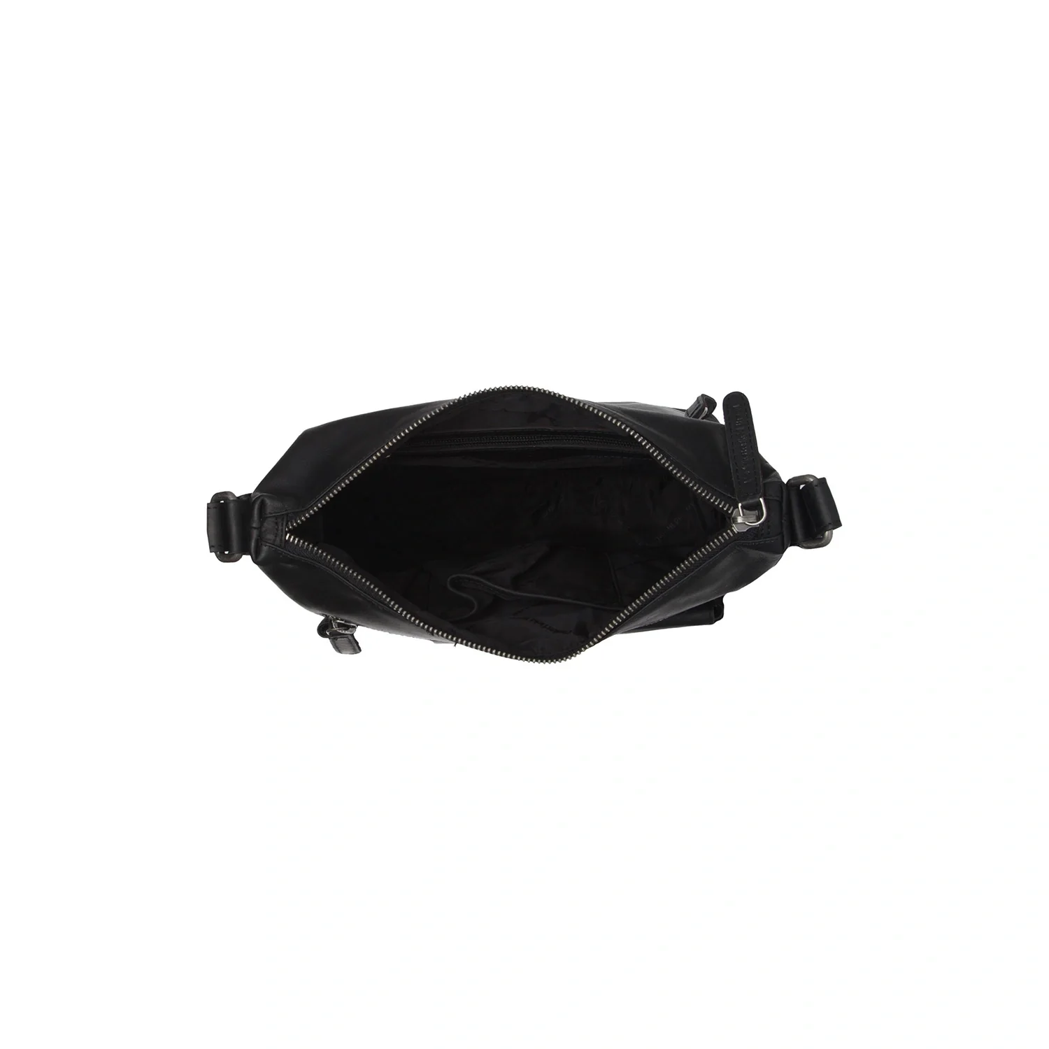 Leather Shoulder Bag Black Hailey - Image 5