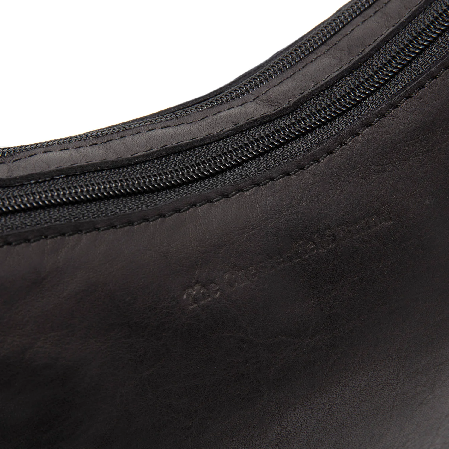 Leather Shoulder Bag Black Irving - Image 2