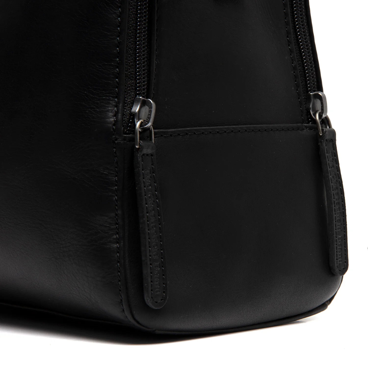 Leather Shoulder Bag Black Layton - Image 5
