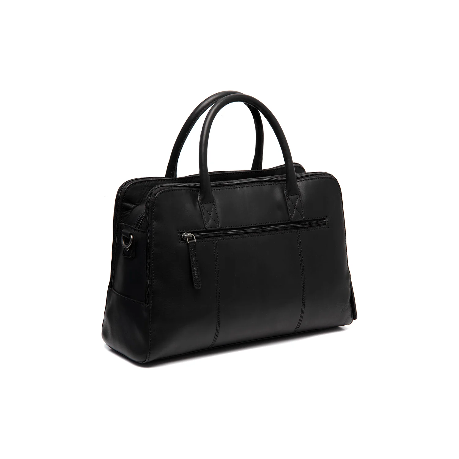 Leather Shoulder Bag Black Layton - Image 7