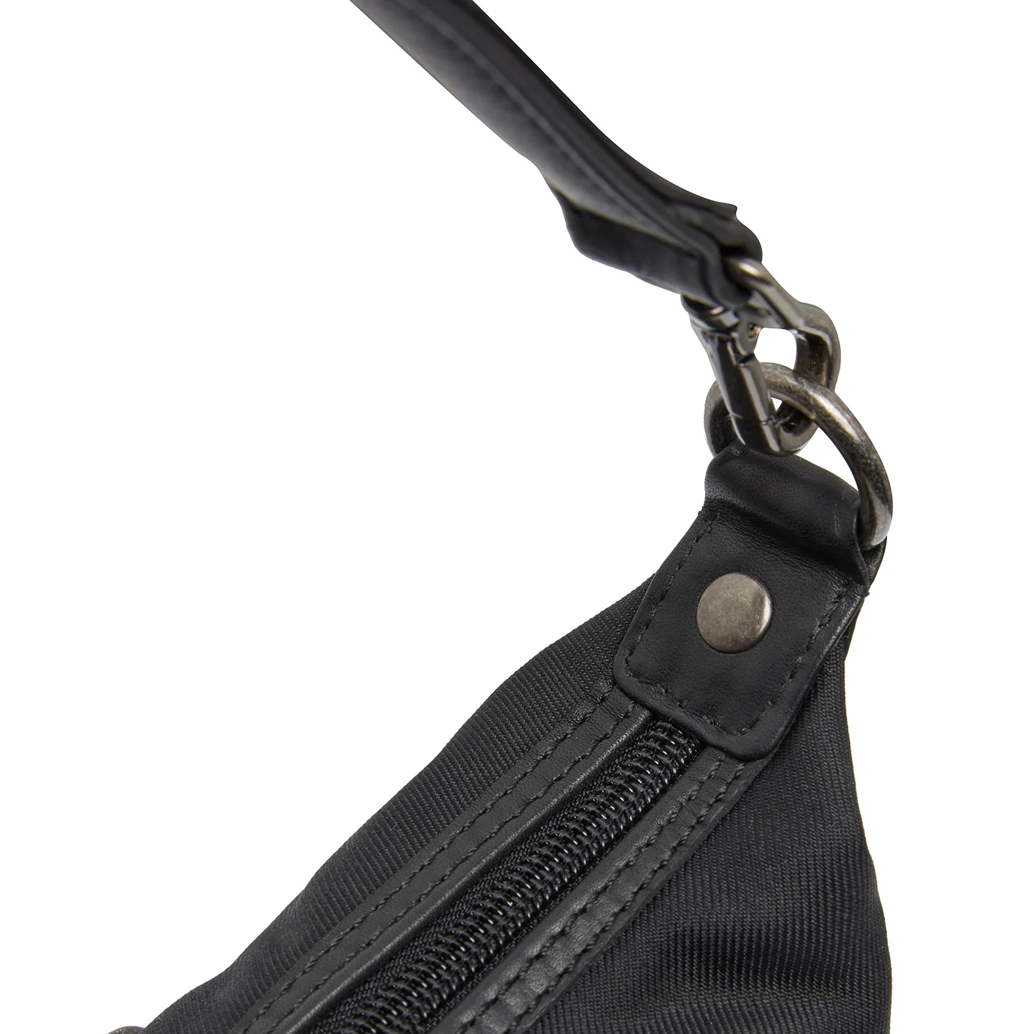 Leather Shoulder Bag Black Lovund - Image 2
